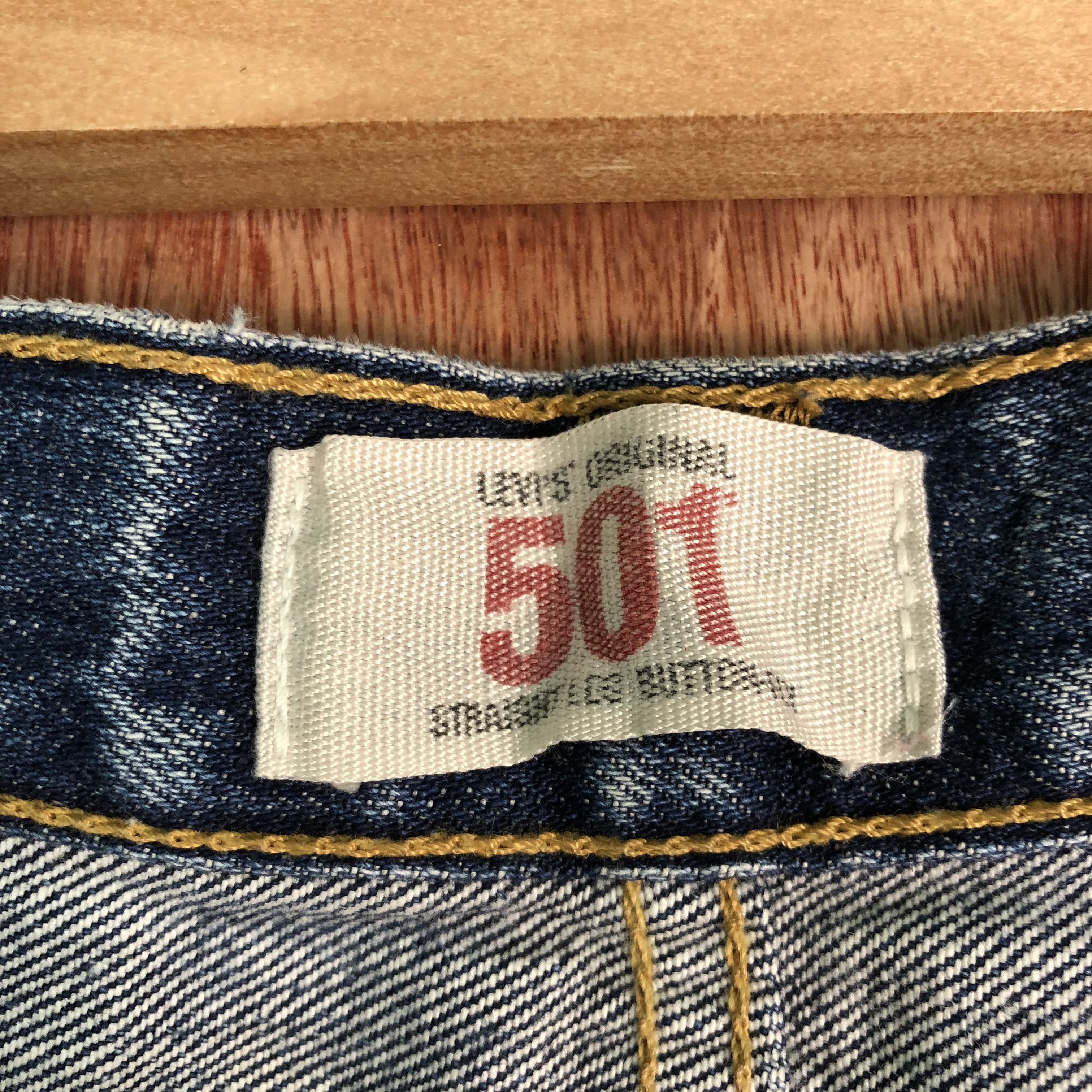Levi's DLL 501 Levi's Strauss Blue distressed Denim Pants #c081 Size US 29 - 8 Thumbnail