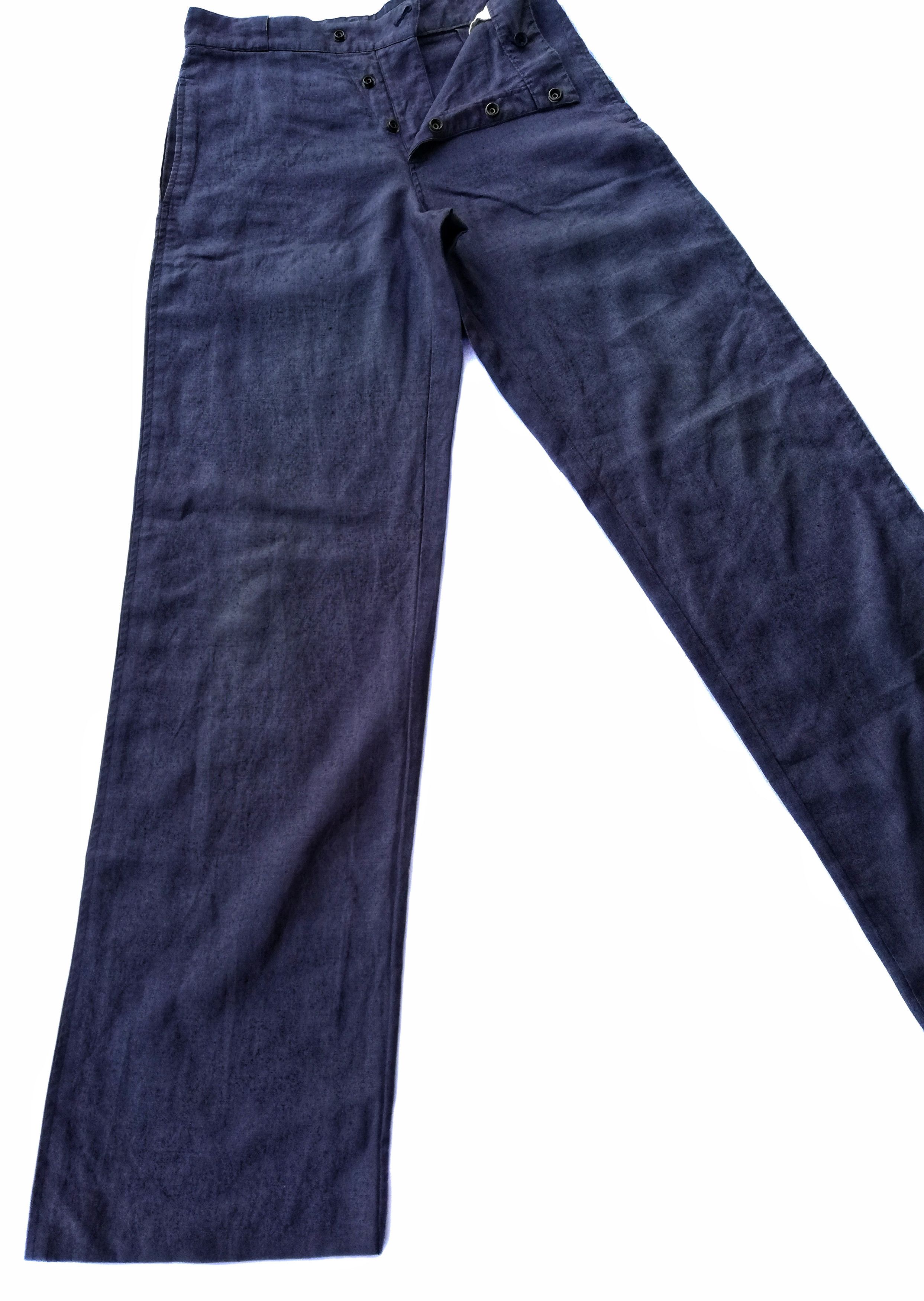 Margaret Howell 🔥DOPE ICONIC 🇬🇧 MHL Blue Straight Cut Casual Pants🔥 Size US 29 - 4 Thumbnail