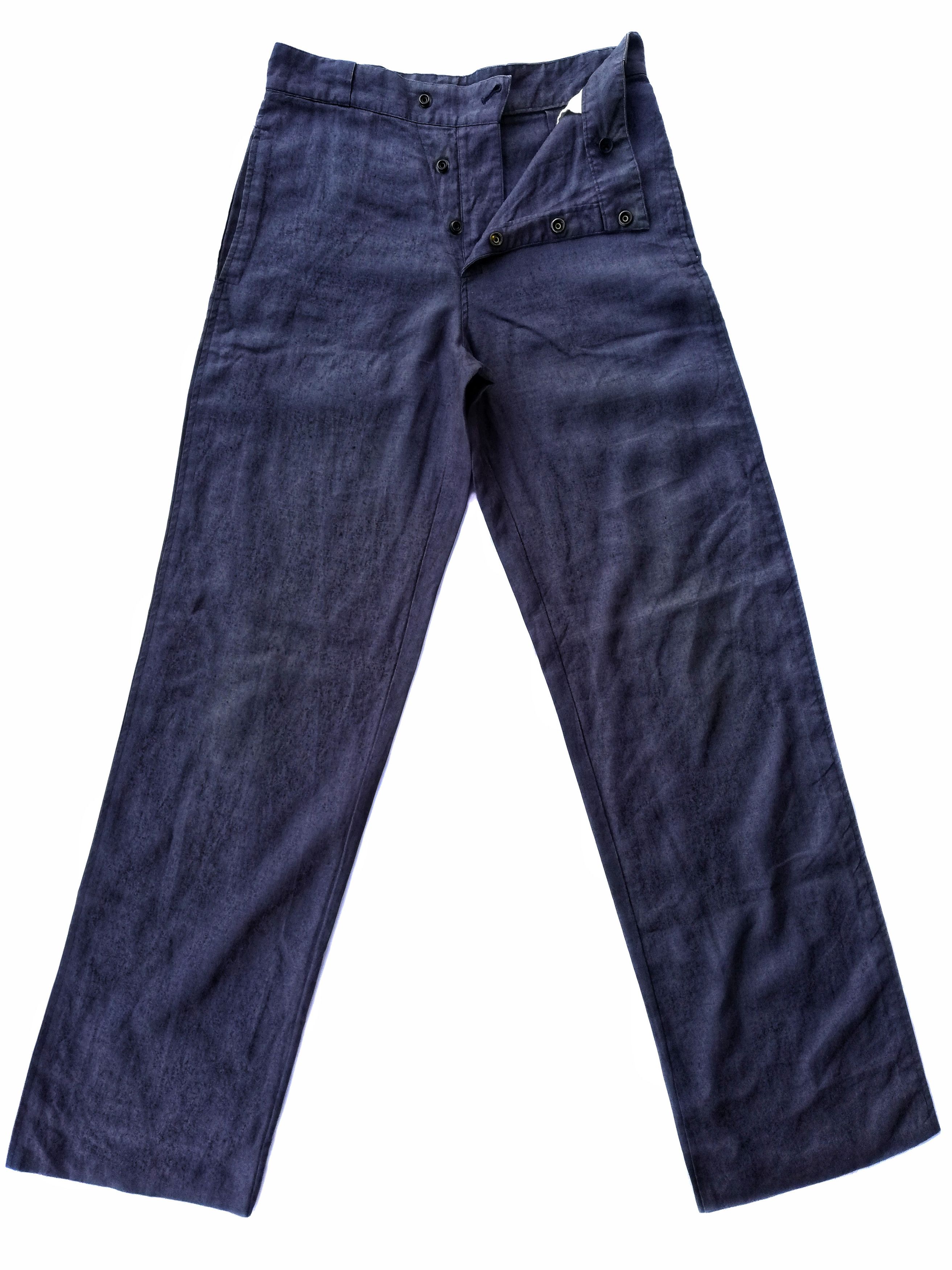 Margaret Howell 🔥DOPE ICONIC 🇬🇧 MHL Blue Straight Cut Casual Pants🔥 Size US 29 - 1 Thumbnail