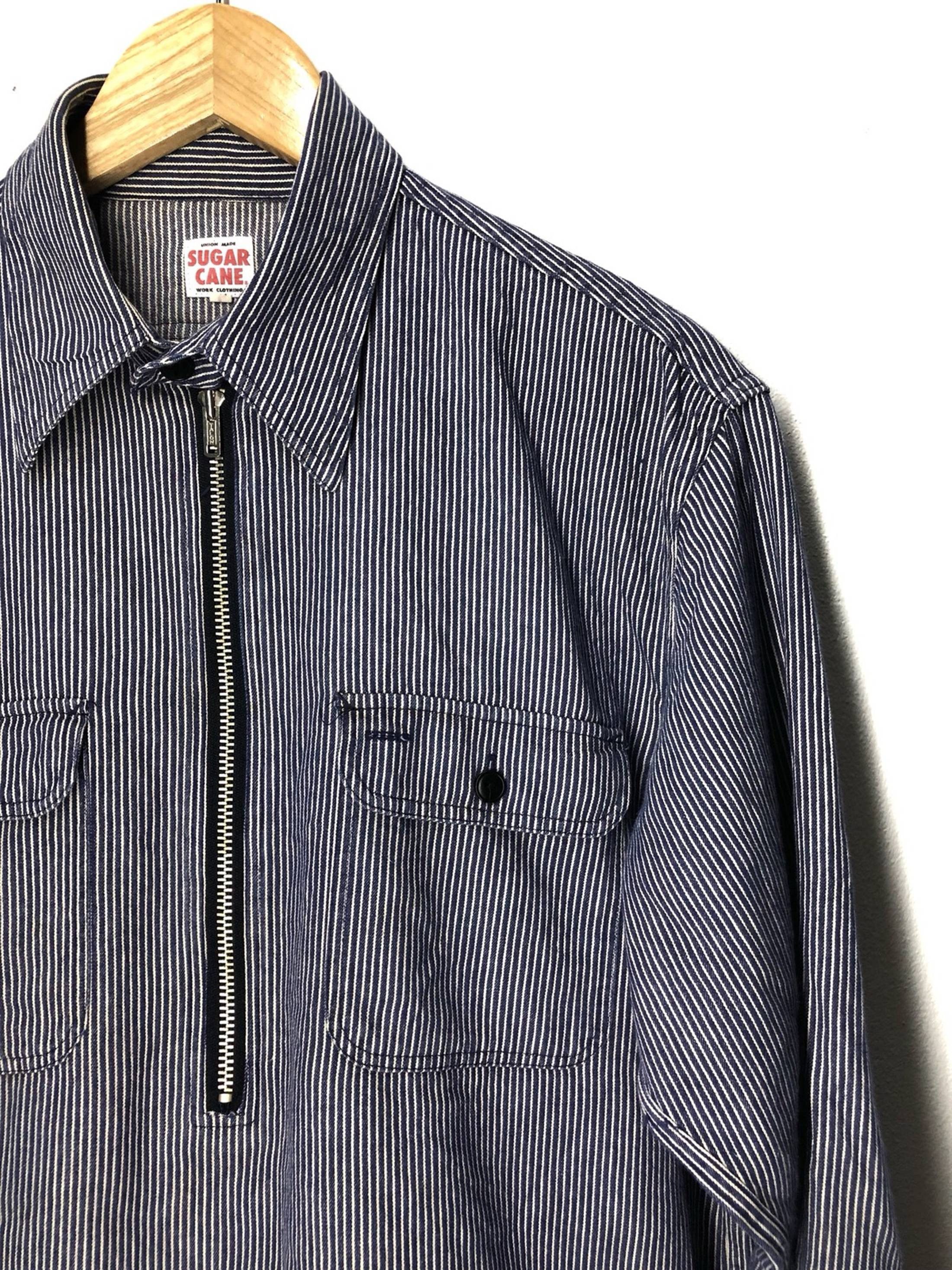 Sugar Cane × Toyo Enterprises 🔥DOPE Sugar Cane Toyo Enterprises Hickory Pullover Denim Size US L / EU 52-54 / 3 - 4 Thumbnail