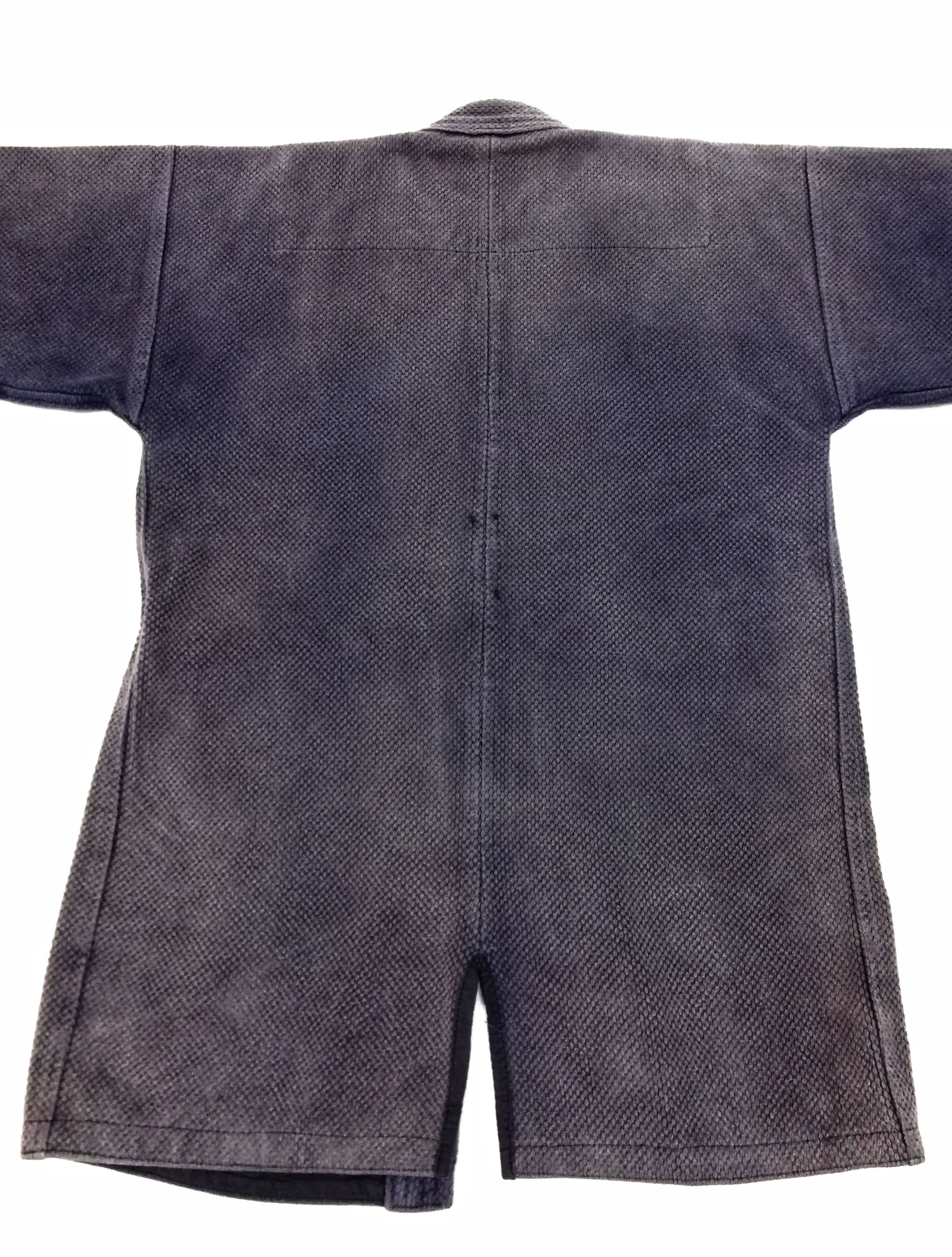 Indigo × Japanese Brand 🔥Indigo Dyed Sashiko Noragi Kimono Visvim Style Design🔥 Size US S / EU 44-46 / 1 - 10 Thumbnail
