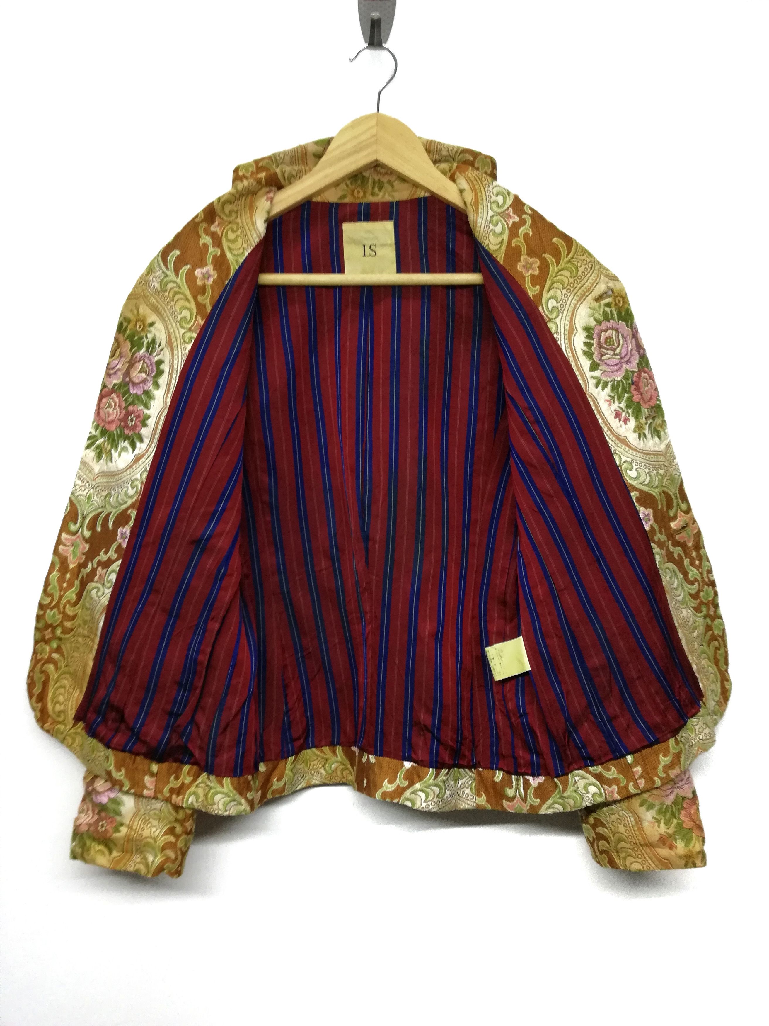 Issey Miyake 🔥DOPE Sunao Kuwahara By Issey Miyake Floral Abstract Coat Size US XXS / EU 40 - 5 Thumbnail