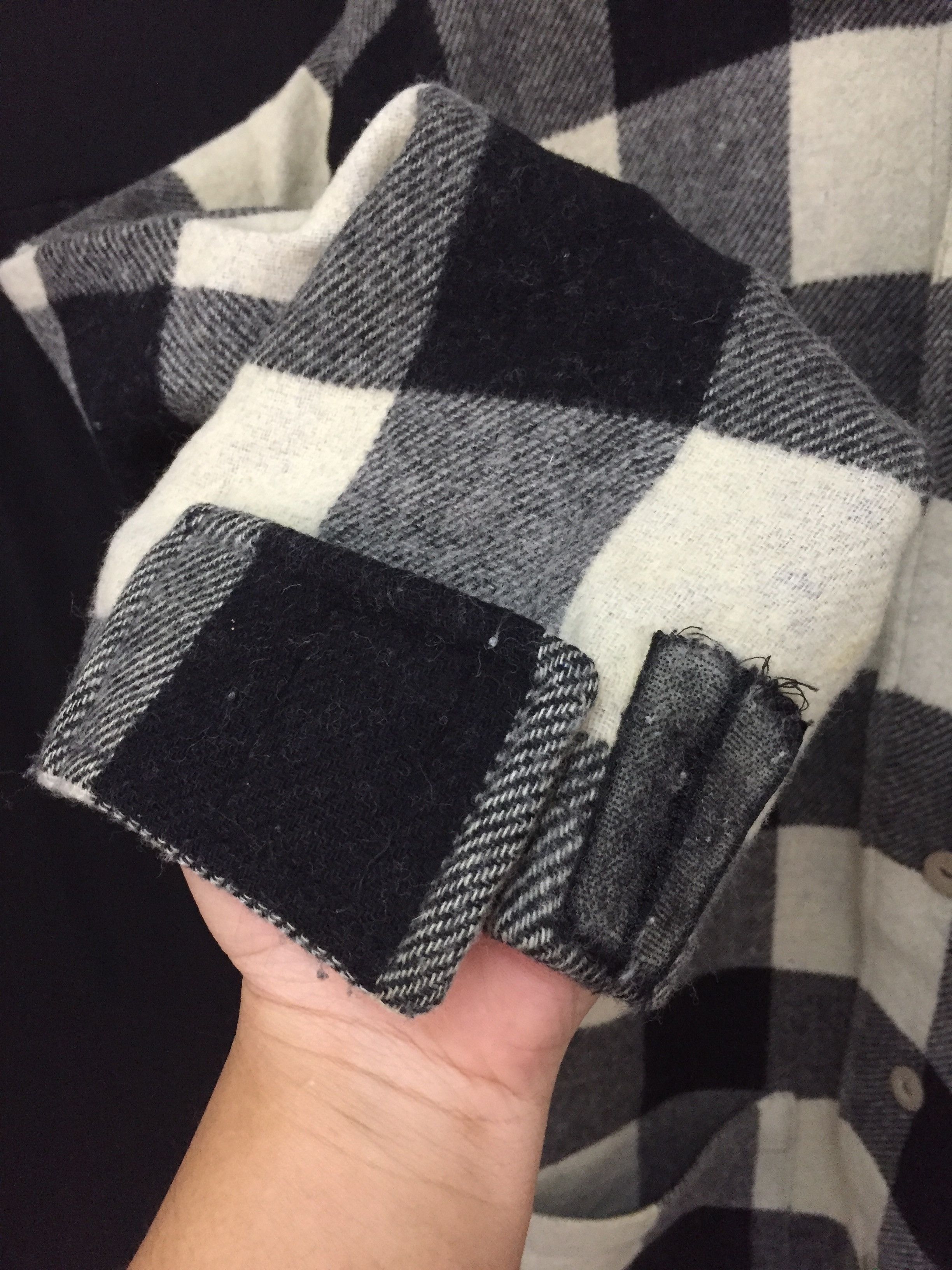 Emporio Armani 80's ARMANI Unique knitwear Check Wool Jacket Size US L / EU 52-54 / 3 - 11 Thumbnail