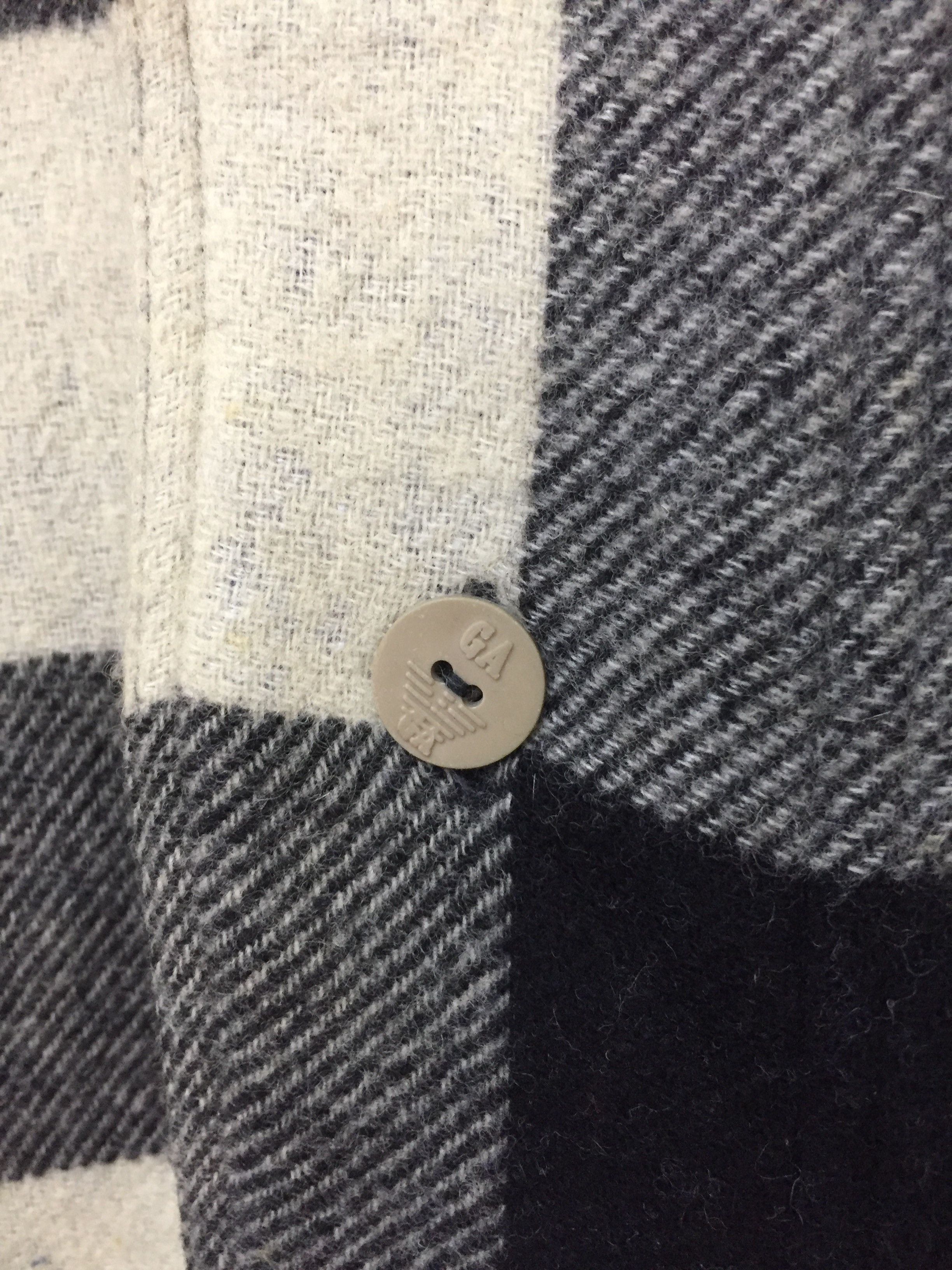 Emporio Armani 80's ARMANI Unique knitwear Check Wool Jacket Size US L / EU 52-54 / 3 - 8 Thumbnail