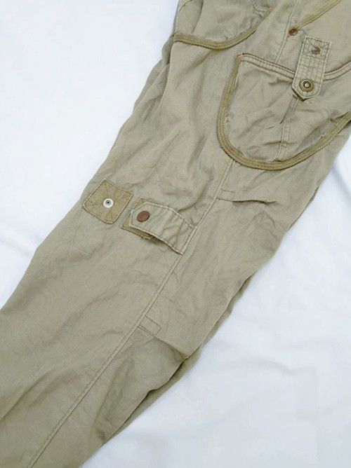 Vintage Edwin 505 Khaki Multi Pockets Cargo Pants - Casual Pants