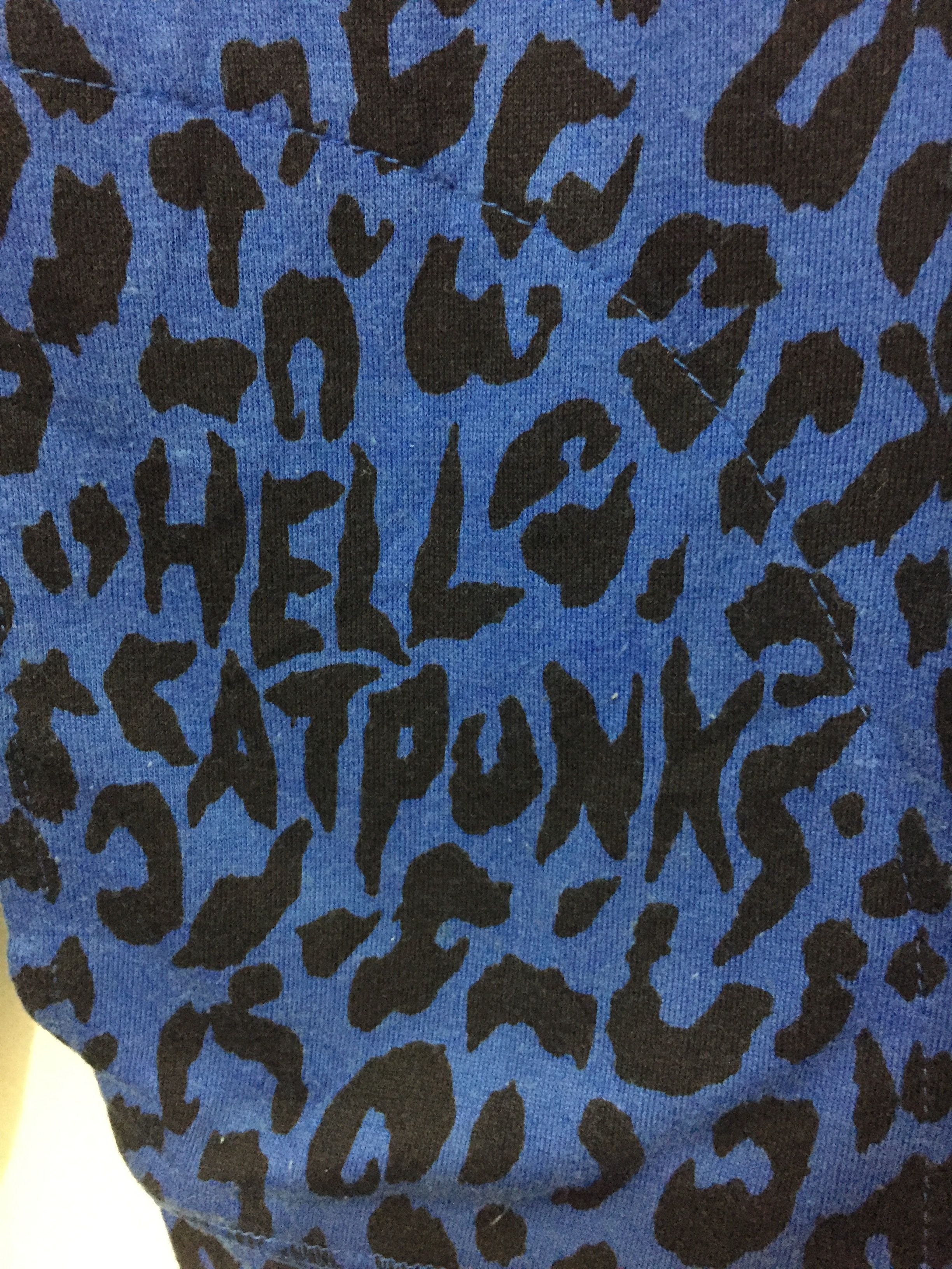 20471120 Hell cat punk blue leopard reversible hoodie Size M / US 6-8 / IT 42-44 - 8 Thumbnail