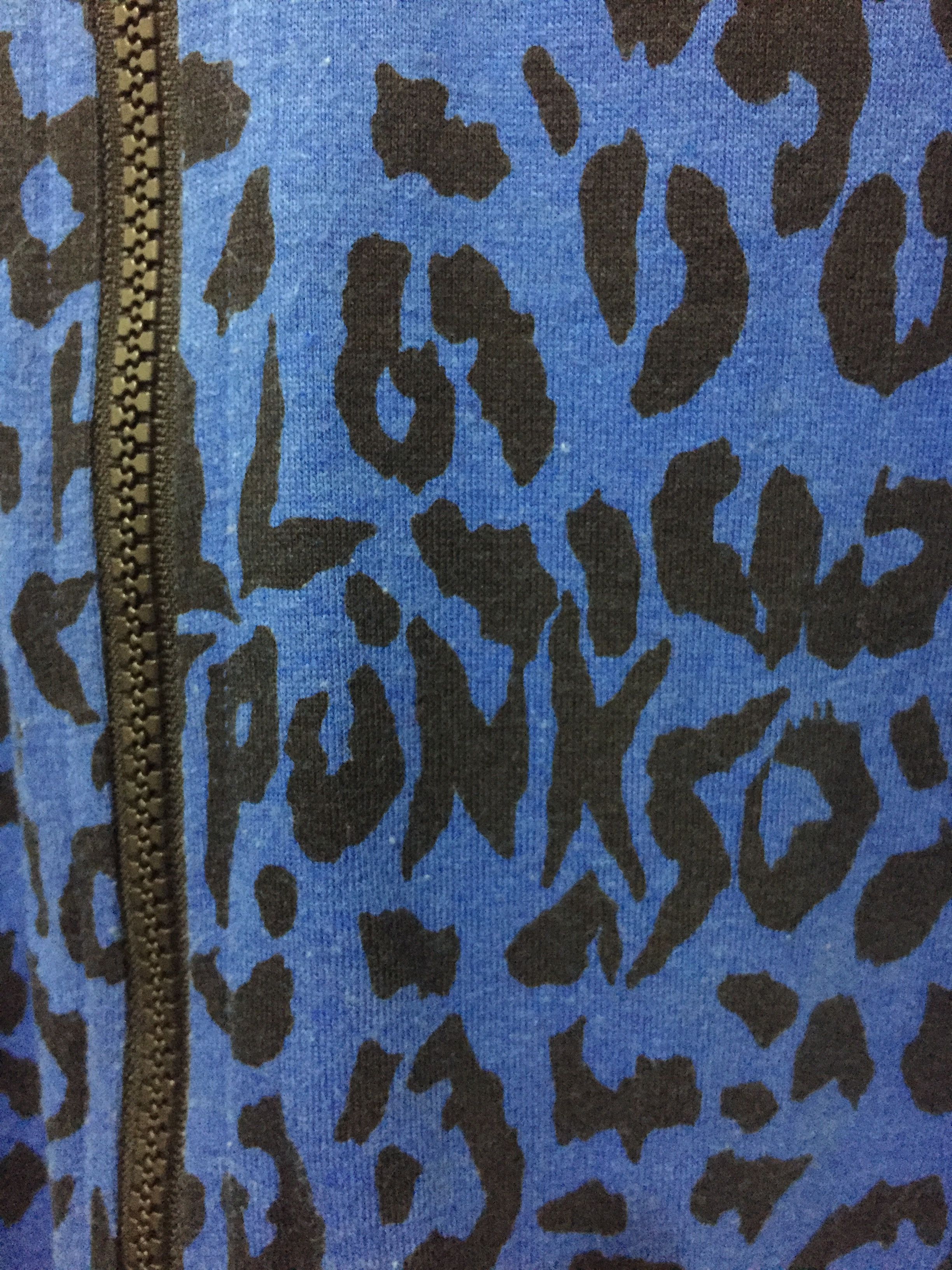 20471120 Hell cat punk blue leopard reversible hoodie Size M / US 6-8 / IT 42-44 - 9 Thumbnail