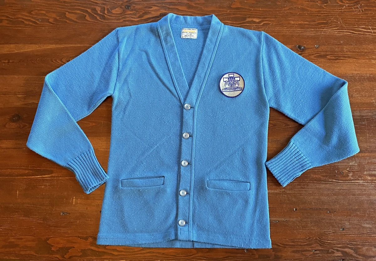 Vintage Vintage 60’s Bristol Marian Male Chorus Cardigan Sweater Size US L / EU 52-54 / 3 - 2 Thumbnail