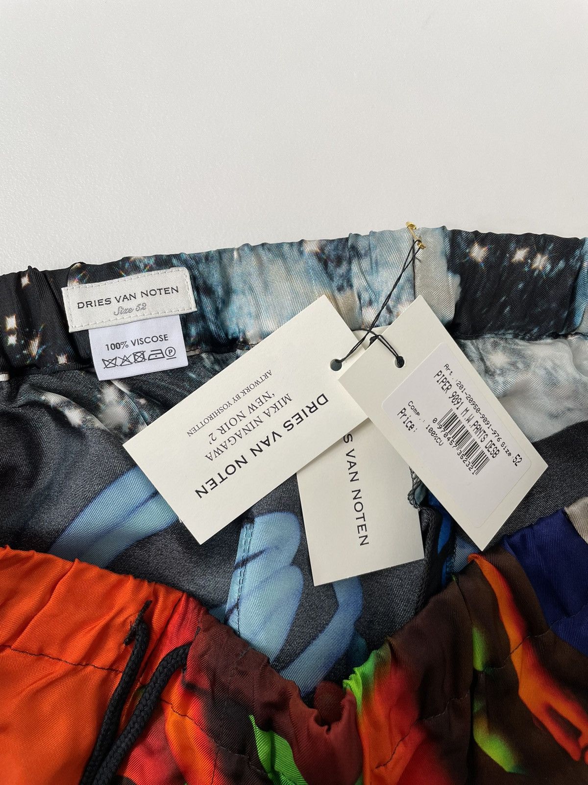 Dries Van Noten S/S 20 Yoshirotten Collage Print Shorts Size US 36 / EU 52 - 3 Thumbnail