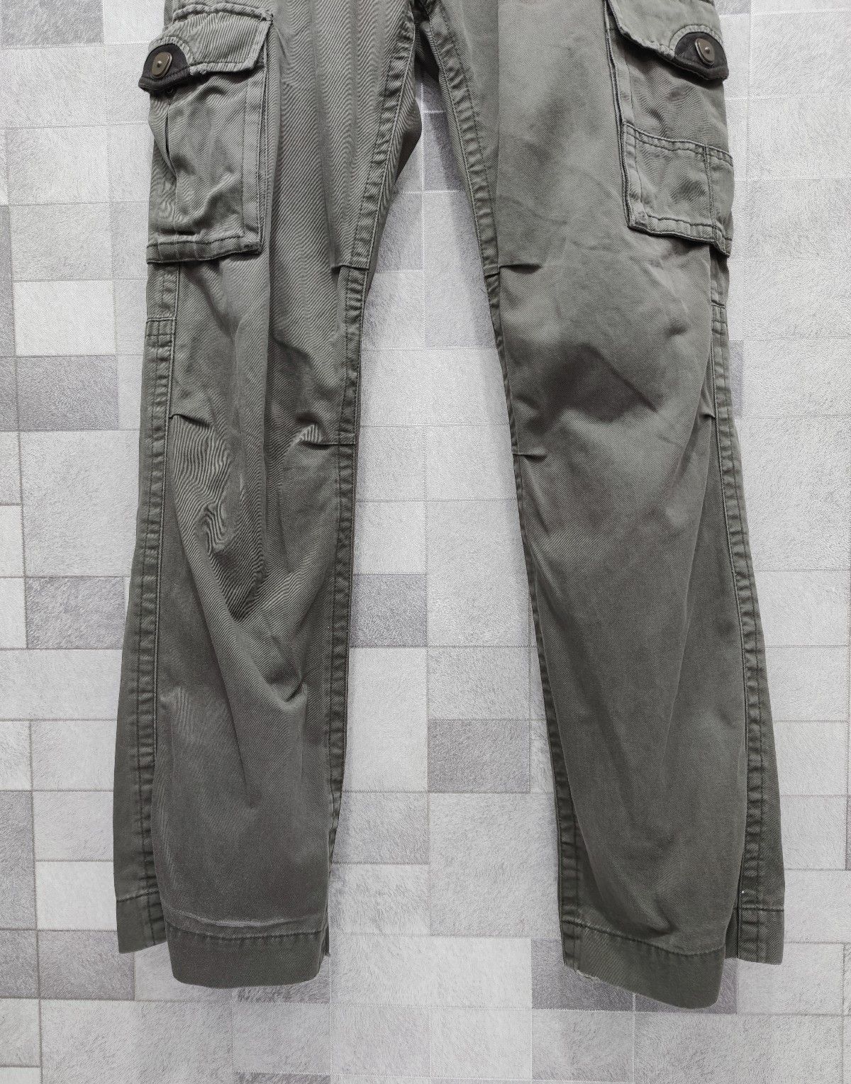 Morgan Homme MORGAN HOMME WornOut Style Tactical Multipocket Cargo Pants Size US 28 / EU 44 - 6 Thumbnail