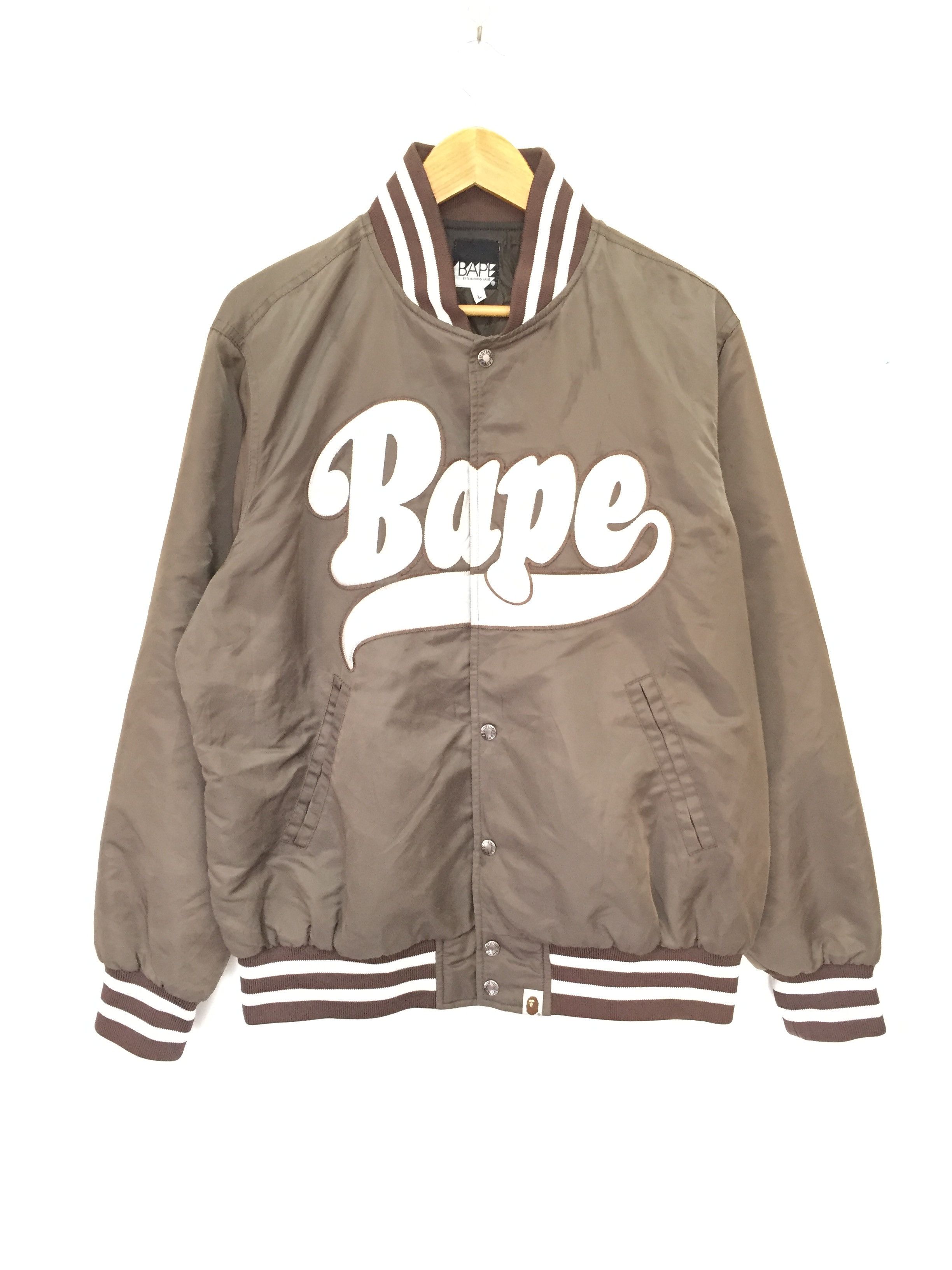 Bape 2008 Bape Iconic logo Nylon Bomber jacket Size US L / EU 52-54 / 3 - 3 Thumbnail