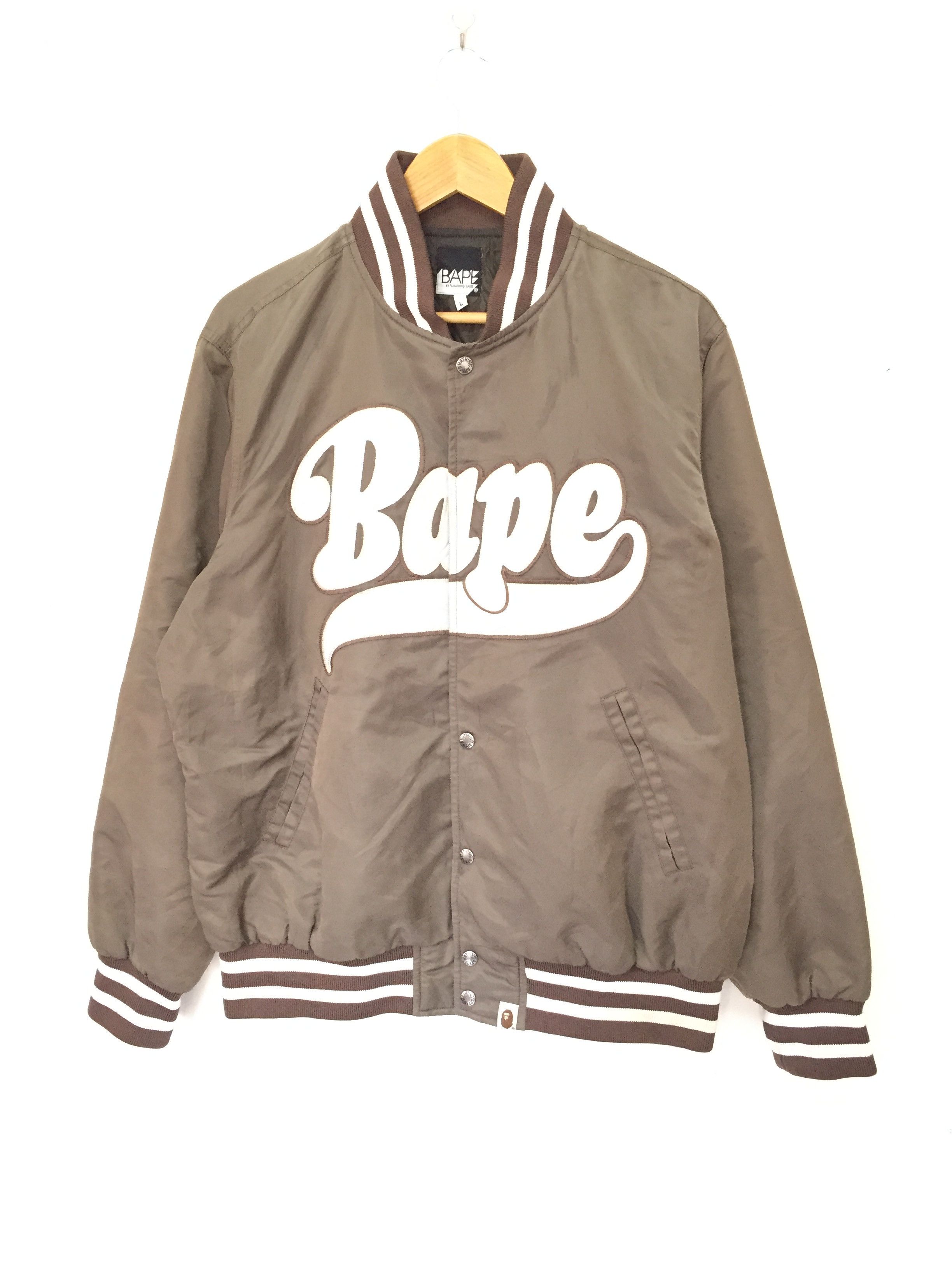 Bape 2008 Bape Iconic logo Nylon Bomber jacket Size US L / EU 52-54 / 3 - 4 Thumbnail