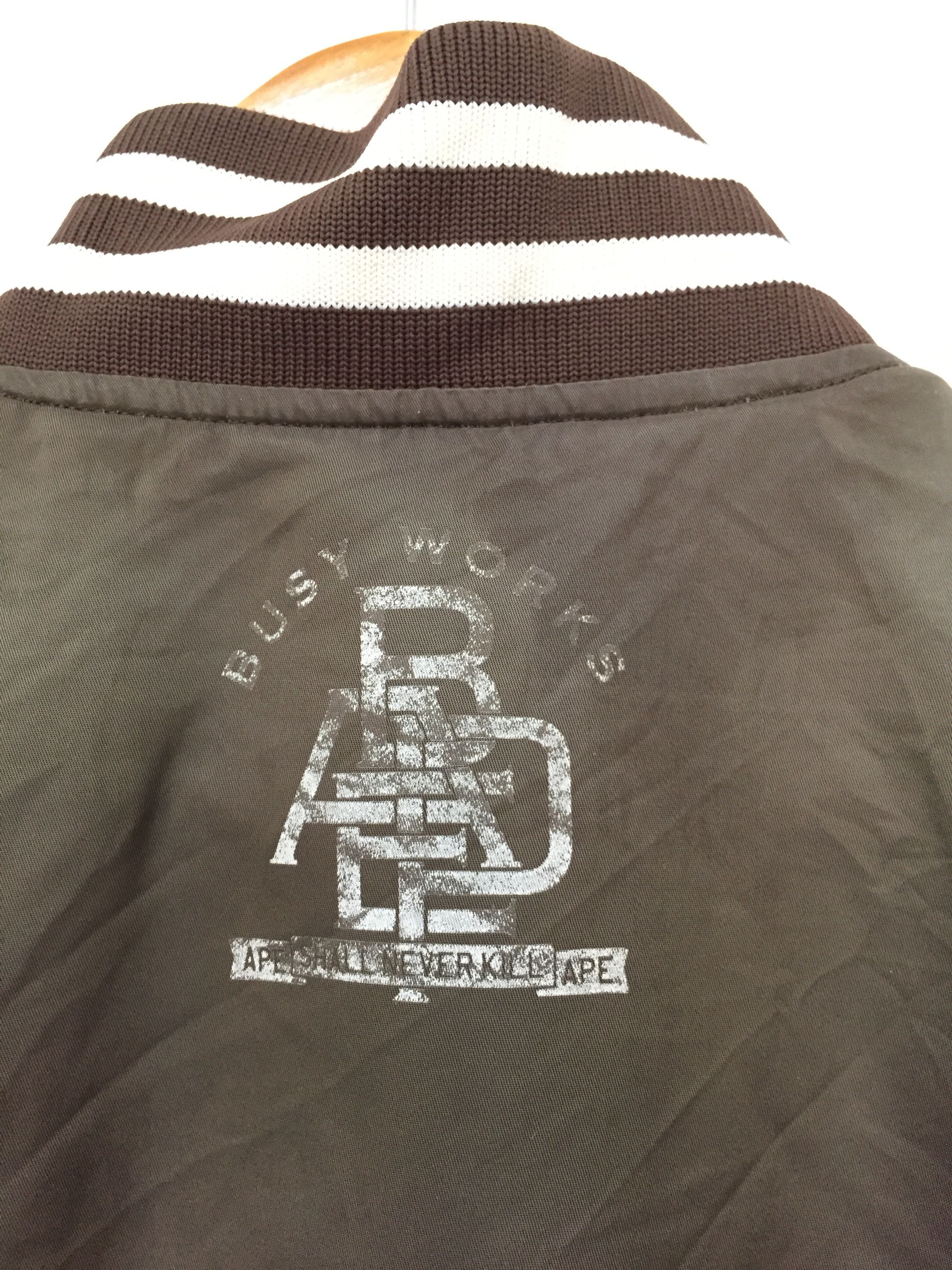 Bape 2008 Bape Iconic logo Nylon Bomber jacket Size US L / EU 52-54 / 3 - 11 Thumbnail