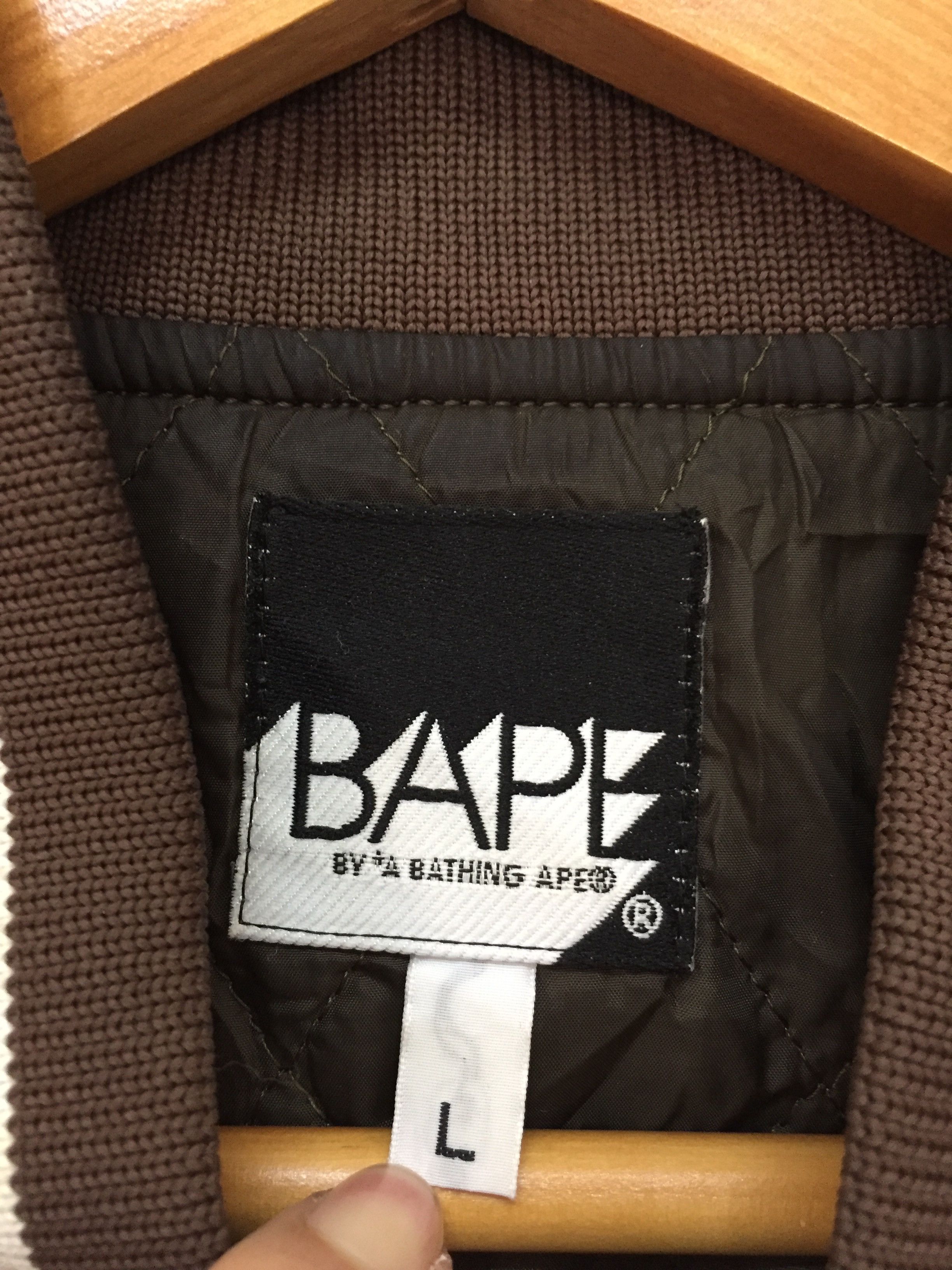 Bape 2008 Bape Iconic logo Nylon Bomber jacket Size US L / EU 52-54 / 3 - 13 Thumbnail
