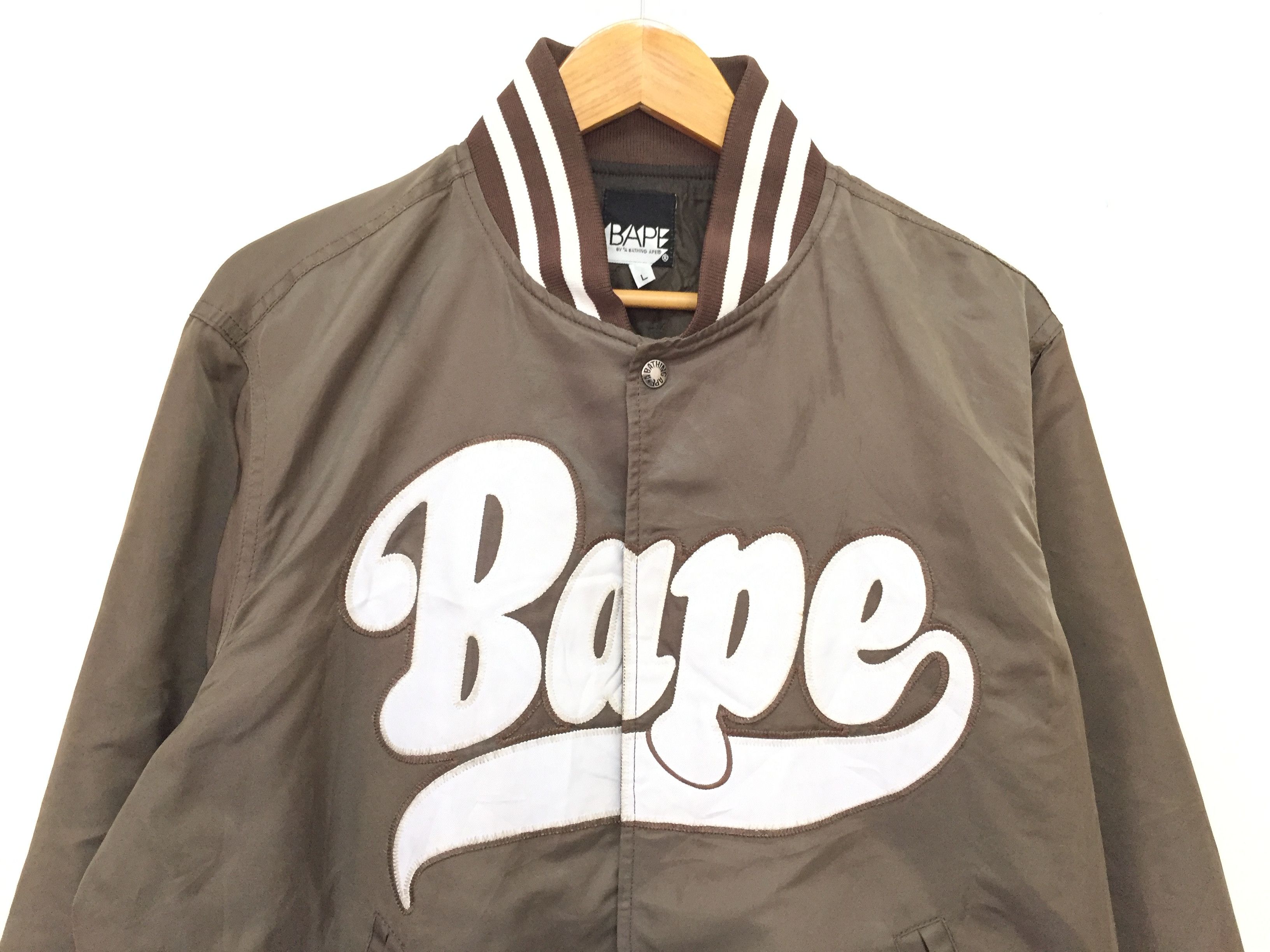 Bape 2008 Bape Iconic logo Nylon Bomber jacket Size US L / EU 52-54 / 3 - 5 Thumbnail