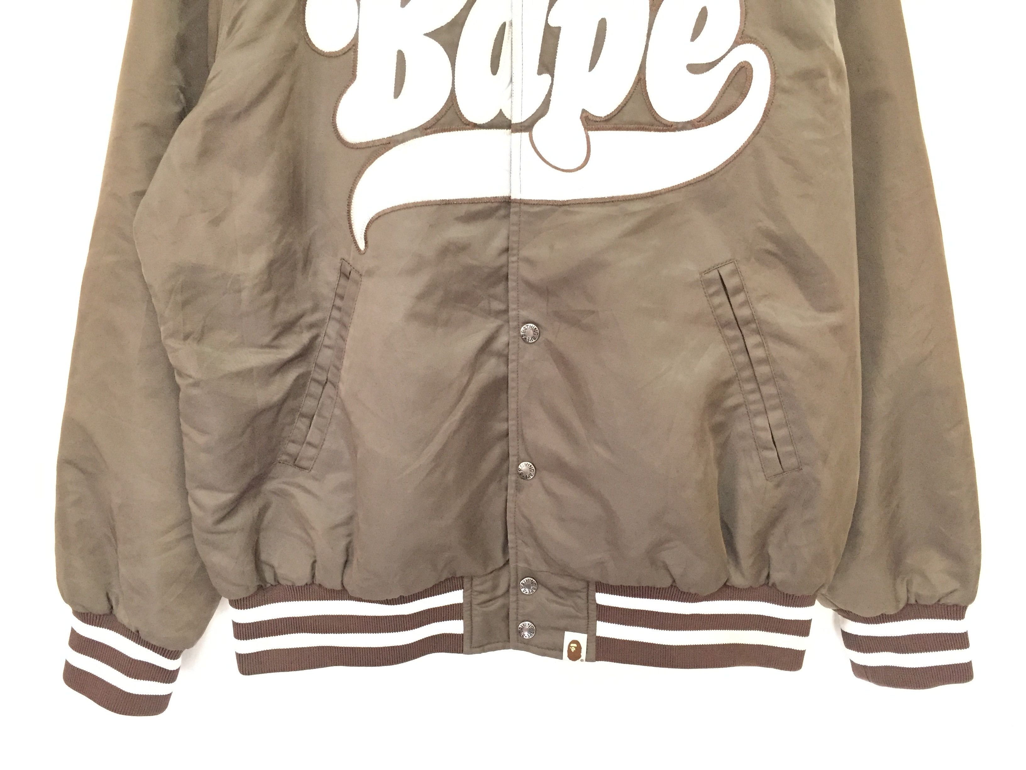Bape 2008 Bape Iconic logo Nylon Bomber jacket Size US L / EU 52-54 / 3 - 6 Thumbnail