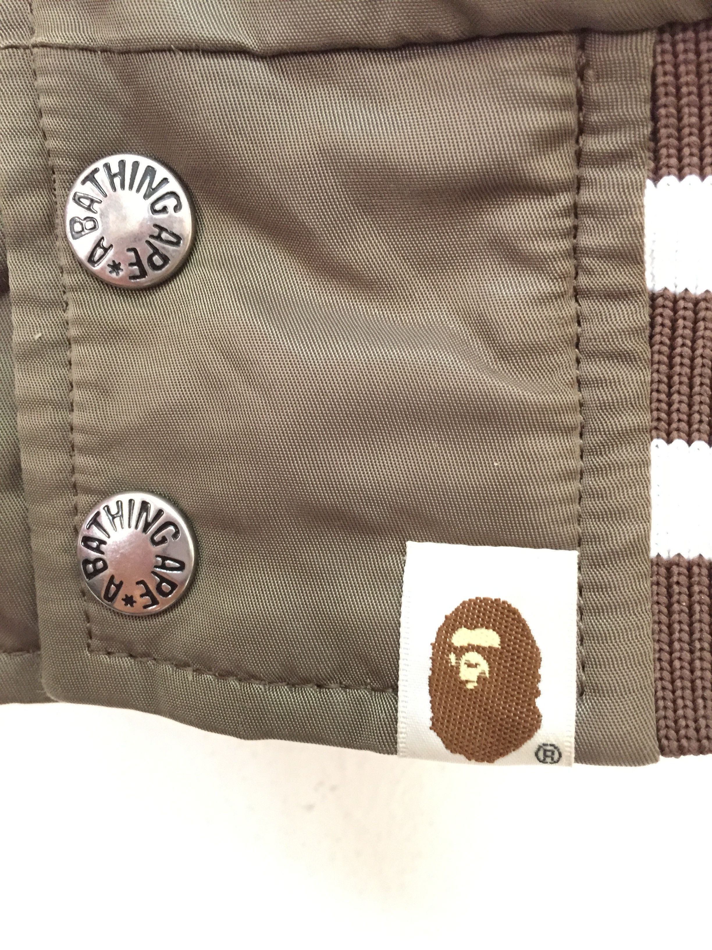 Bape 2008 Bape Iconic logo Nylon Bomber jacket Size US L / EU 52-54 / 3 - 9 Thumbnail