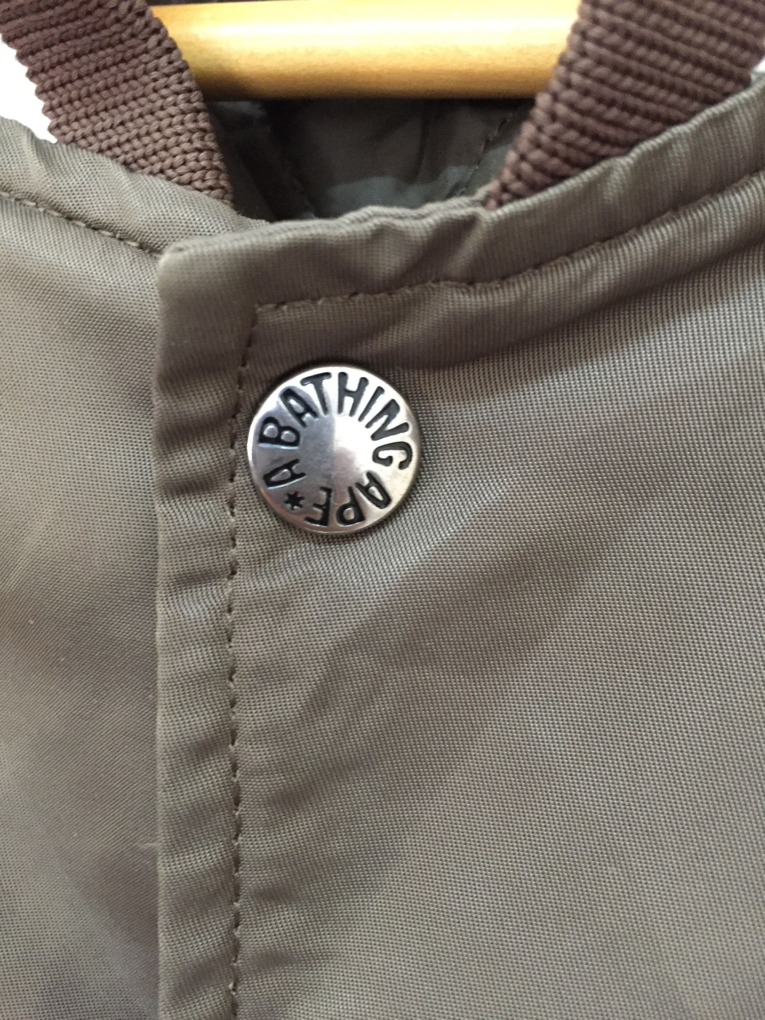 Bape 2008 Bape Iconic logo Nylon Bomber jacket Size US L / EU 52-54 / 3 - 8 Thumbnail