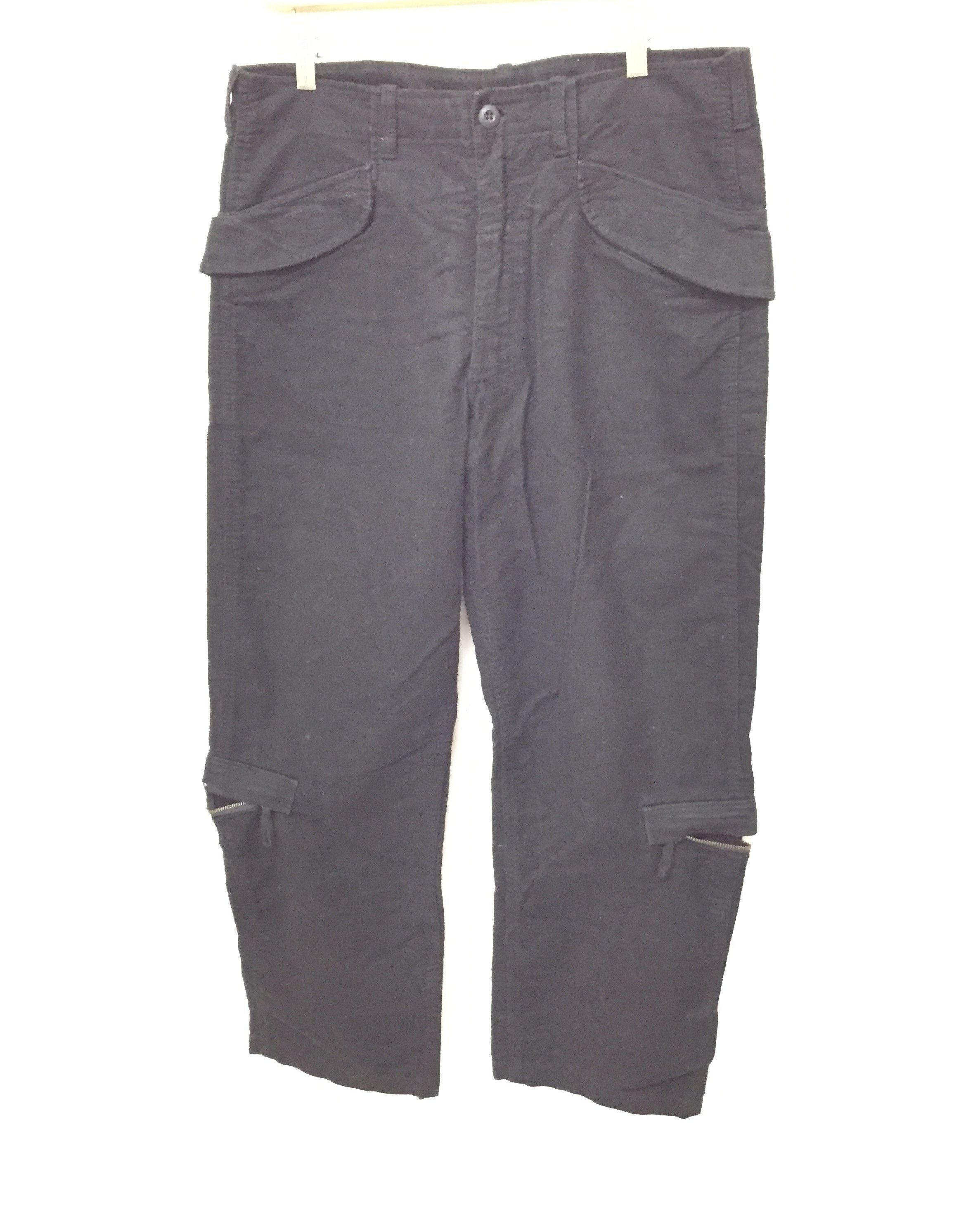 Beauty Beast × Hiroshi Fujiwara × MasterPiece 2000 Mad HECTIC Moleskin Big Pocket Cargos Pants Size US 33 - 1 Thumbnail