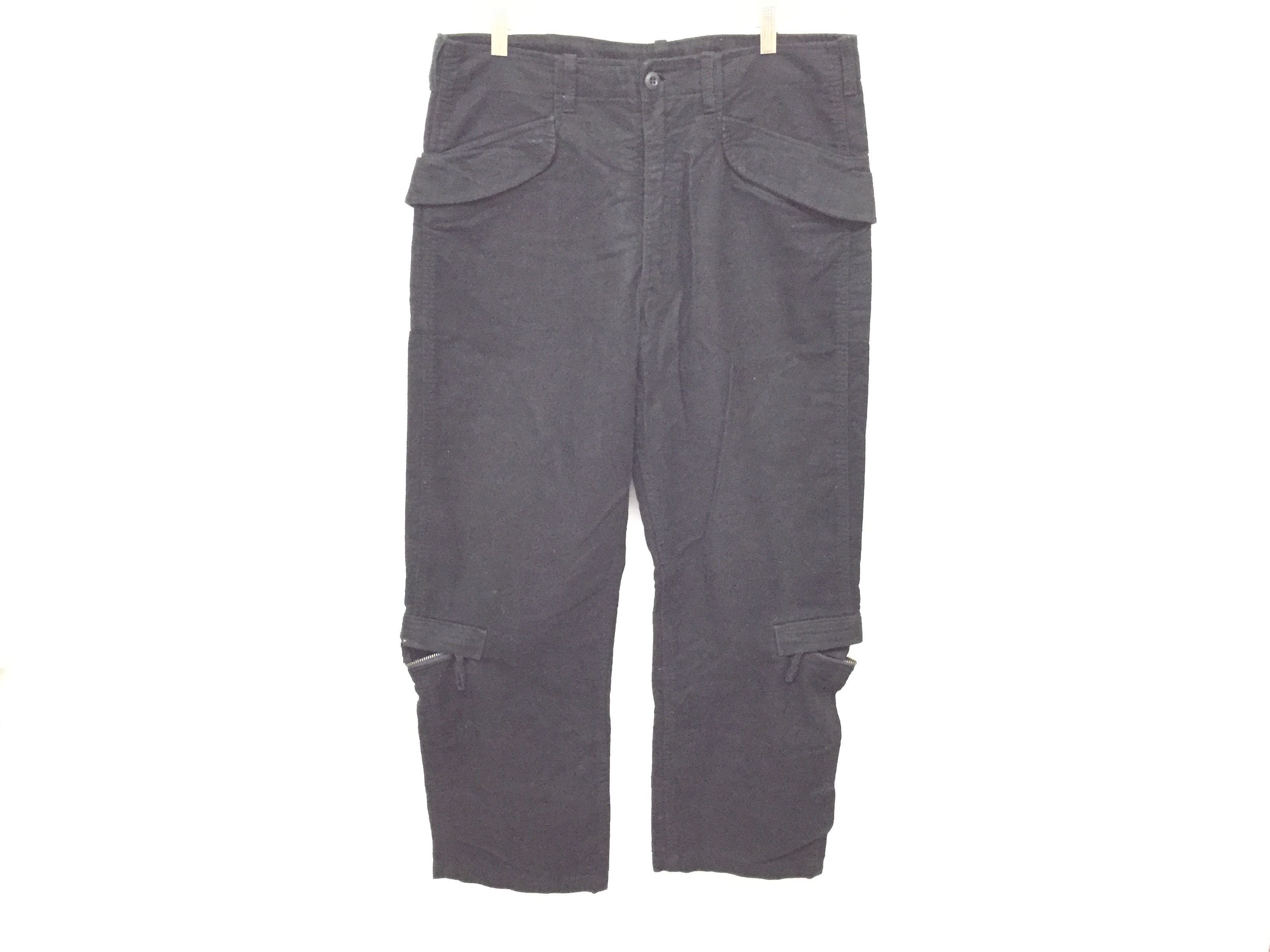 Beauty Beast × Hiroshi Fujiwara × MasterPiece 2000 Mad HECTIC Moleskin Big Pocket Cargos Pants Size US 33 - 2 Thumbnail
