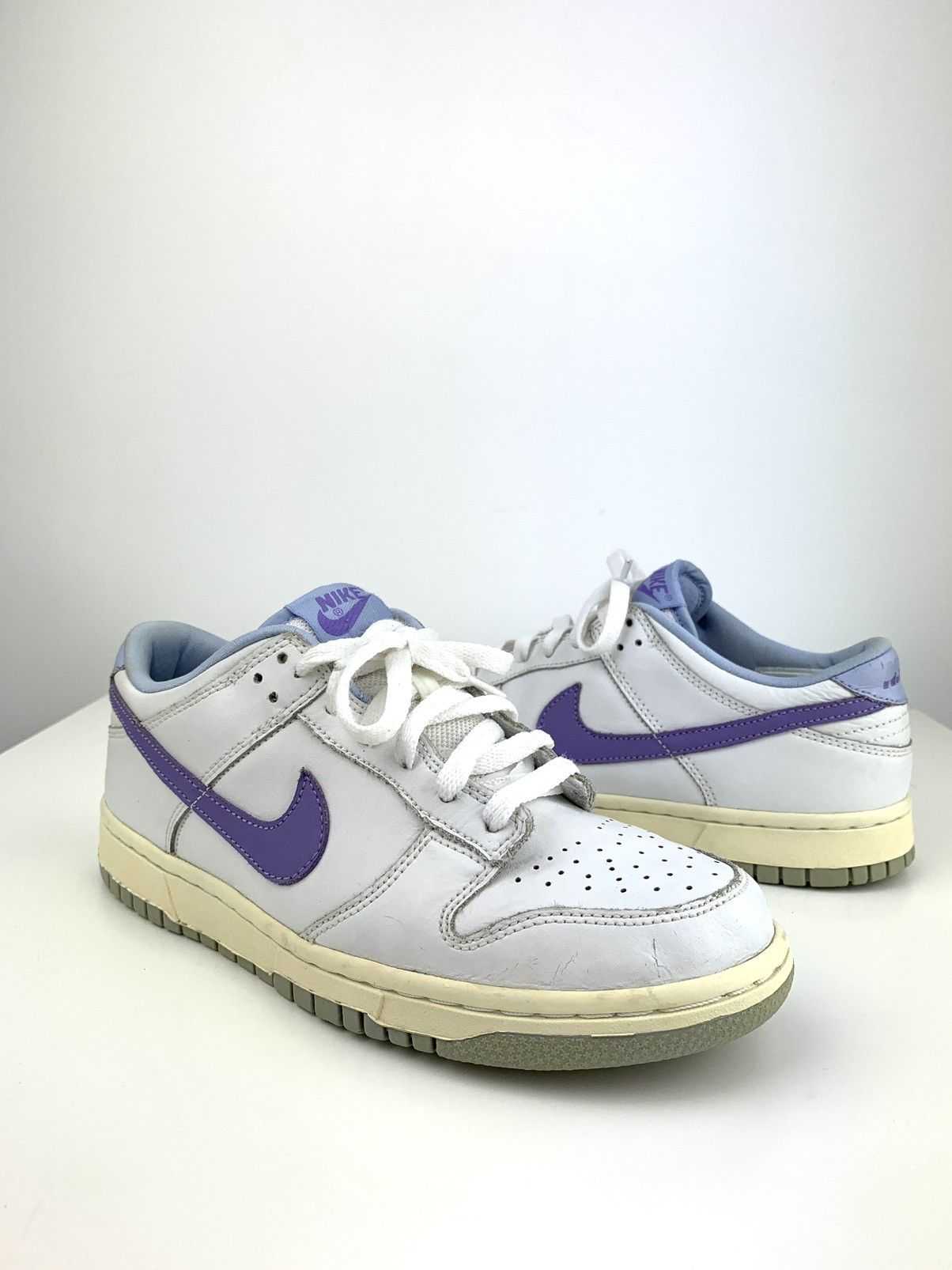 Nike × Vintage 2005 Nike Dunk Low Grape Cooler White-Purple/Grape WMNS Size US 8.5 / IT 38.5 - 9 Thumbnail