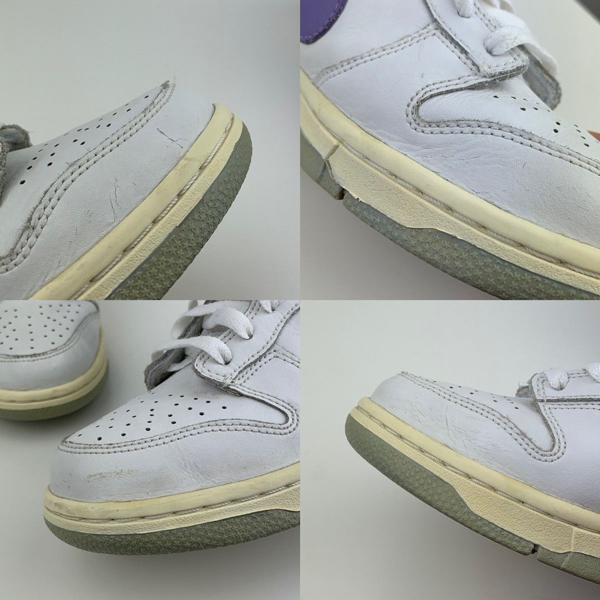 Nike × Vintage 2005 Nike Dunk Low Grape Cooler White-Purple/Grape WMNS Size US 8.5 / IT 38.5 - 10 Thumbnail