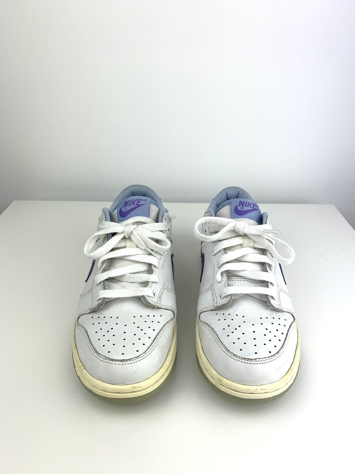 Nike × Vintage 2005 Nike Dunk Low Grape Cooler White-Purple/Grape WMNS Size US 8.5 / IT 38.5 - 7 Thumbnail