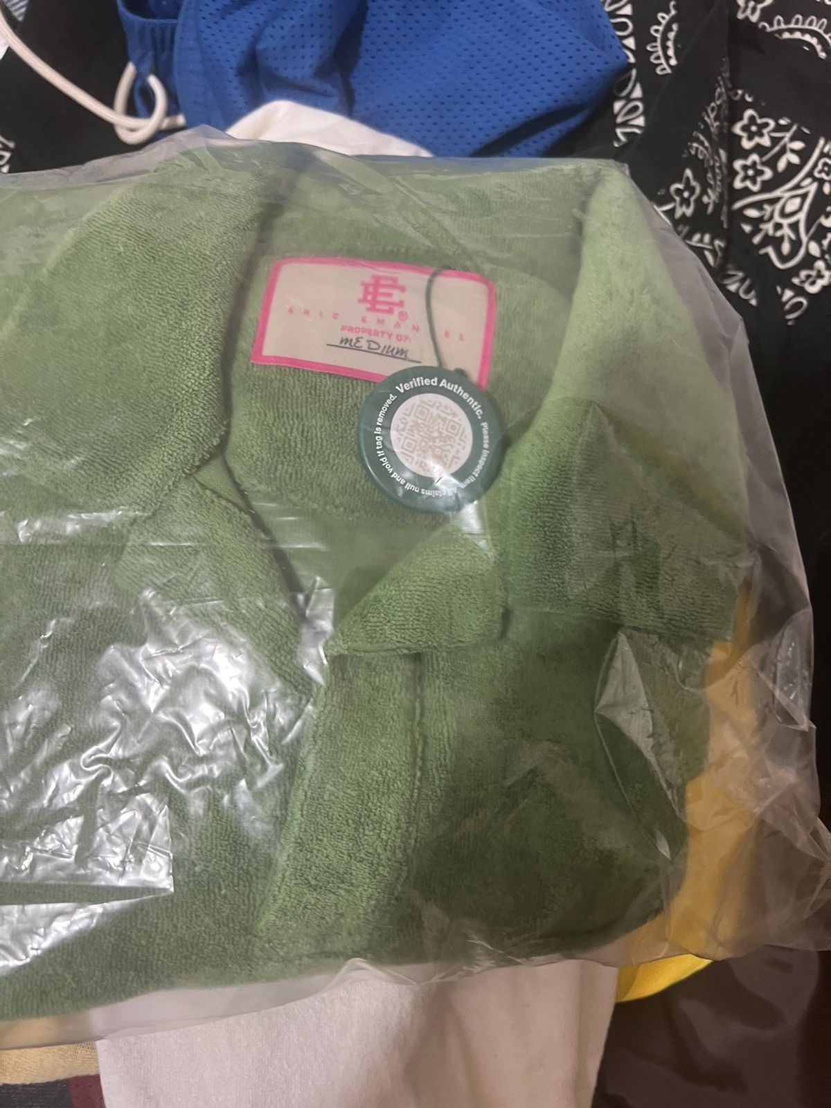 Eric Emanuel Eric Emanuel green terry polo - medium Size US M / EU 48-50 / 2 - 2 Thumbnail