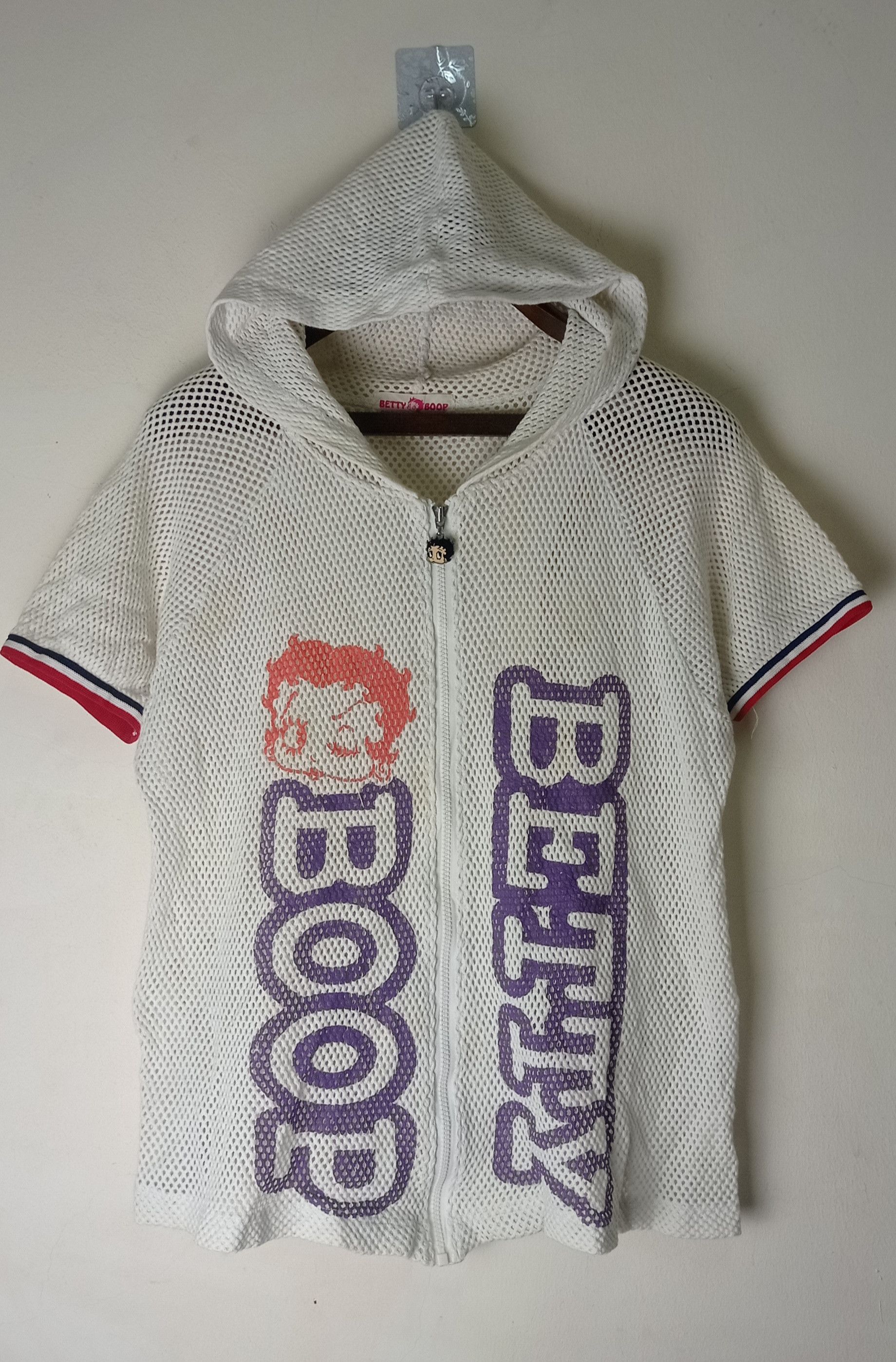 Cartoon Network × Japanese Brand Vintage American Girl Betty Boop Zipper Hooded Size L / US 10 / IT 46 - 1 Thumbnail