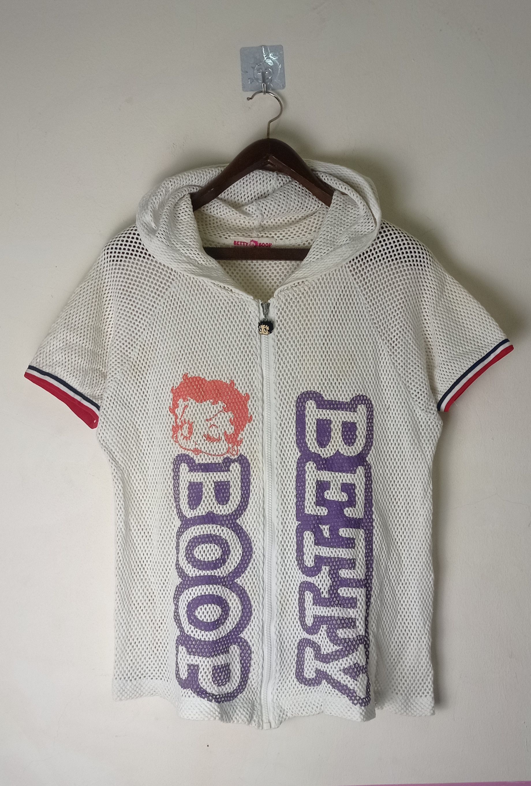 Cartoon Network × Japanese Brand Vintage American Girl Betty Boop Zipper Hooded Size L / US 10 / IT 46 - 2 Thumbnail