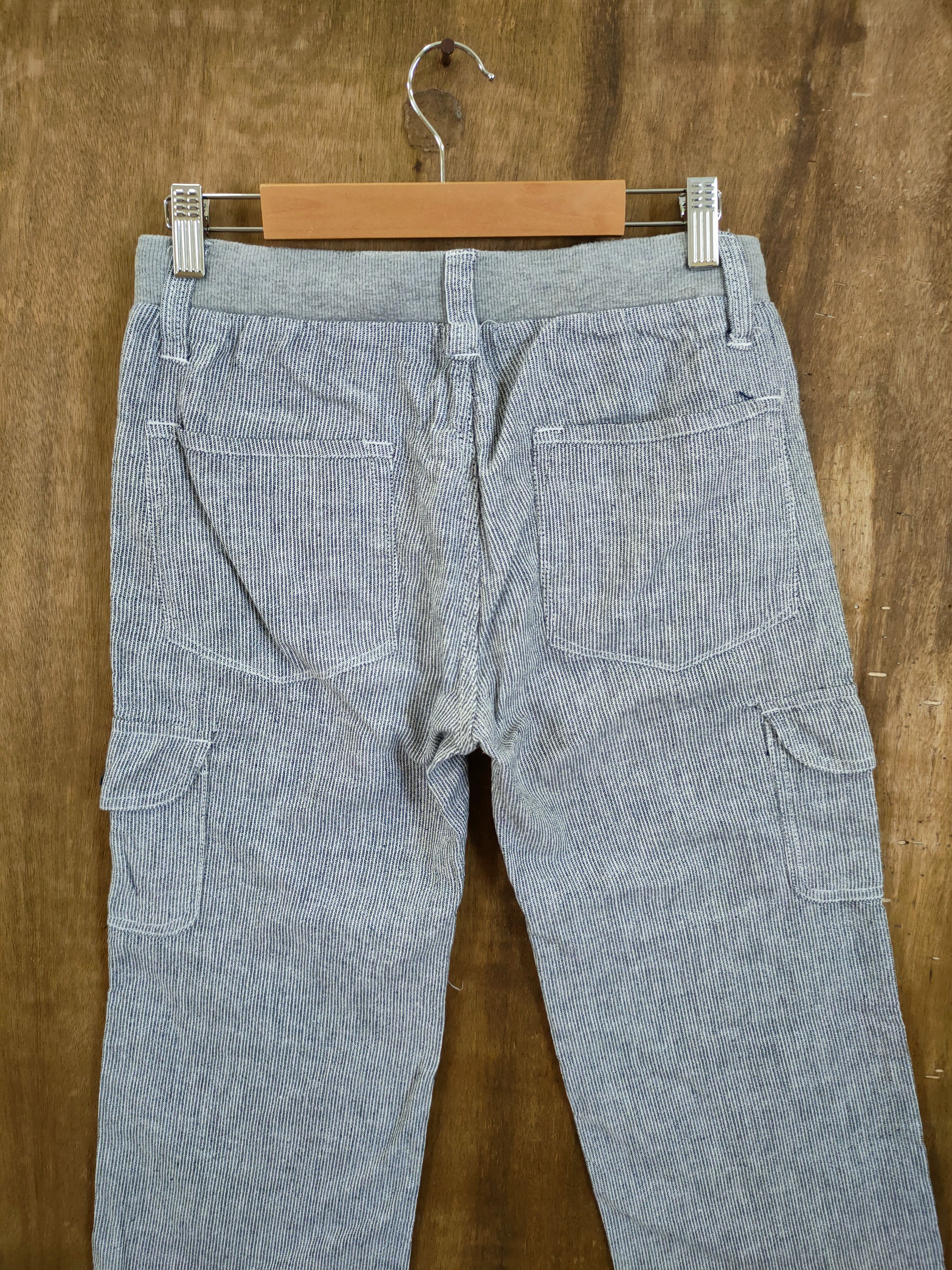 Japanese Brand DLL Japan stripe multipocket utility cargo pants #1302 Size US 29 - 7 Thumbnail