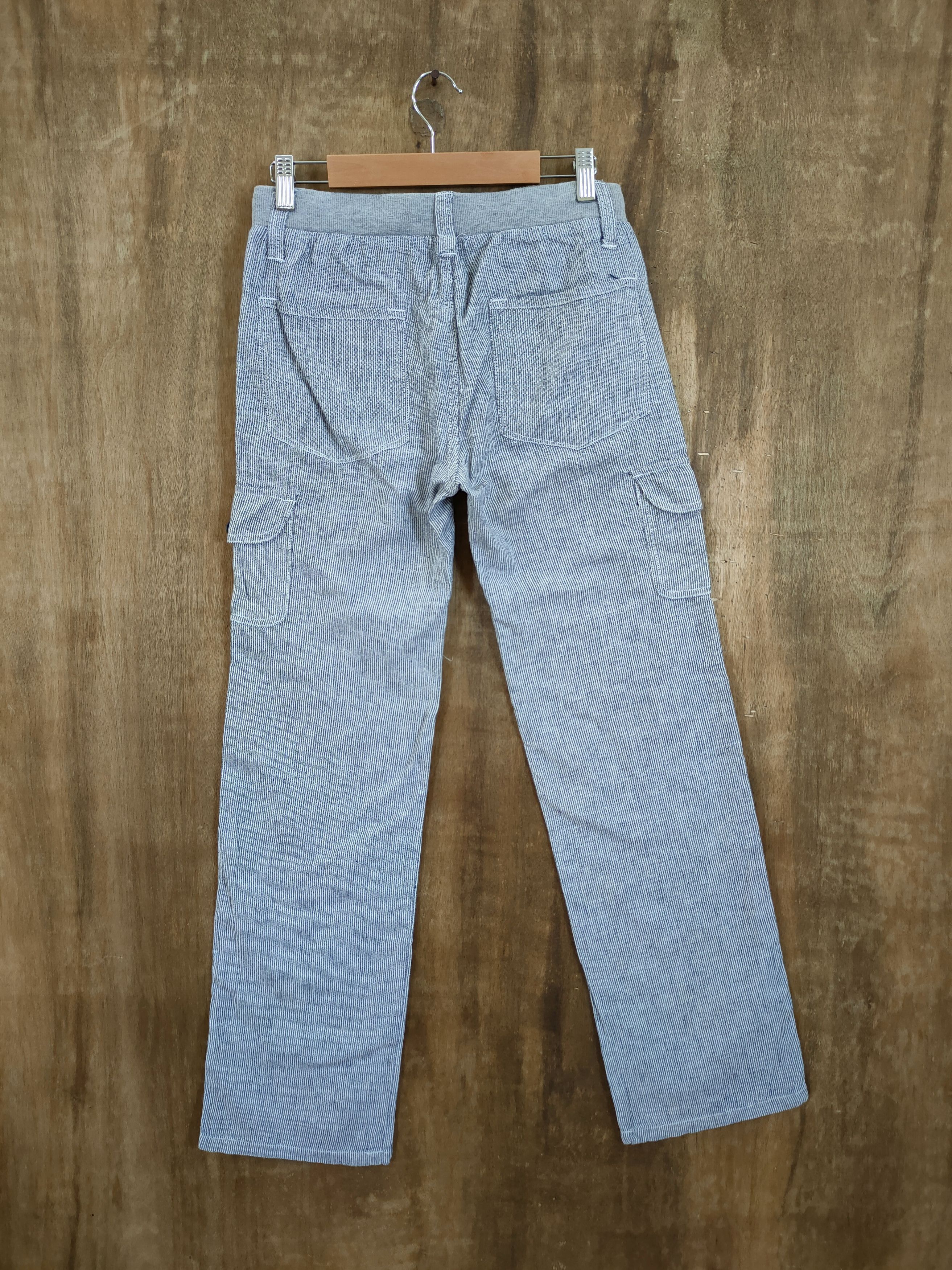 Japanese Brand DLL Japan stripe multipocket utility cargo pants #1302 Size US 29 - 5 Thumbnail