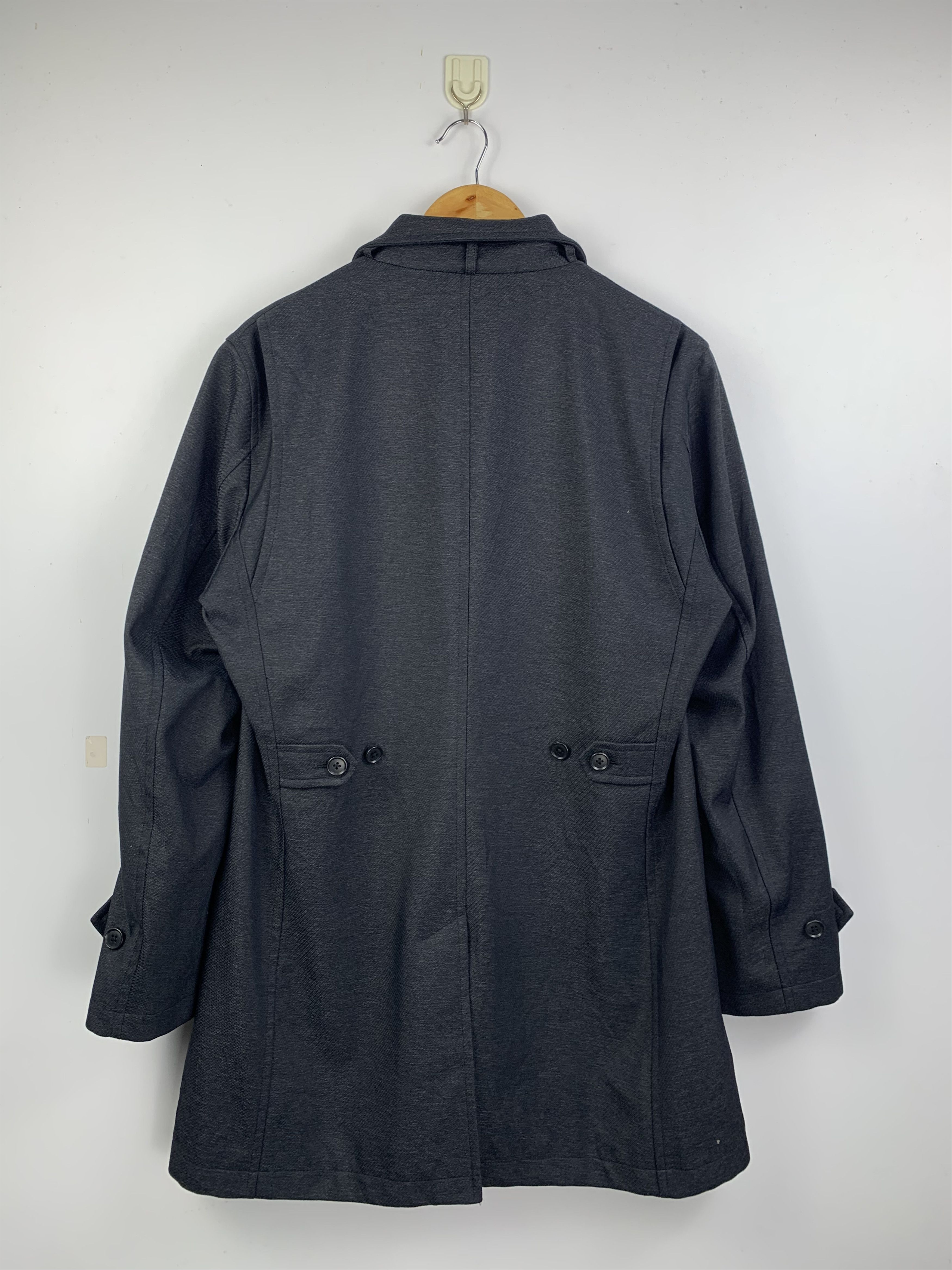 Japanese Brand Vintage Japanese Brand ZIp Up Long Outwear Coats Size L / US 10 / IT 46 - 6 Thumbnail
