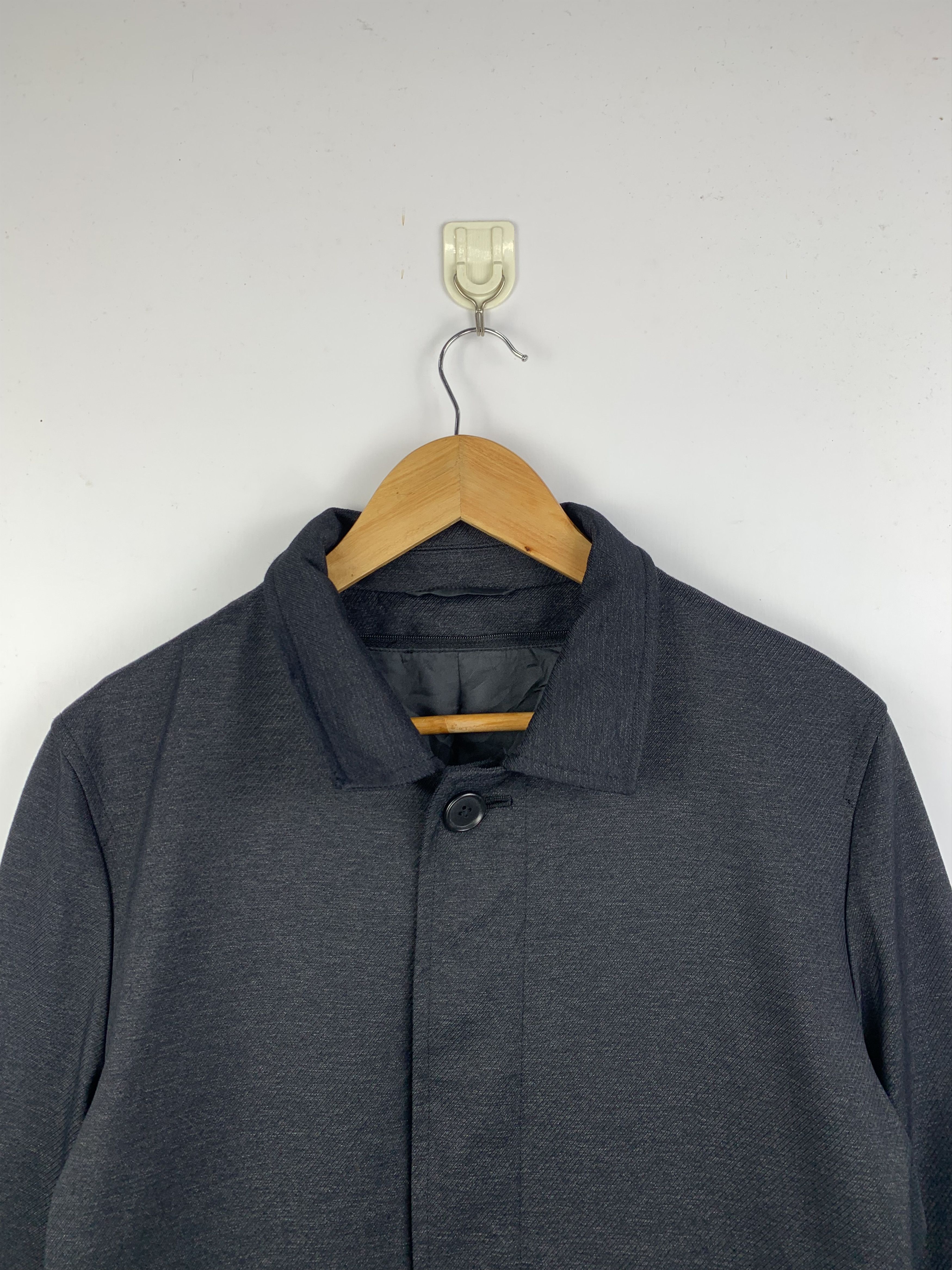 Japanese Brand Vintage Japanese Brand ZIp Up Long Outwear Coats Size L / US 10 / IT 46 - 3 Thumbnail