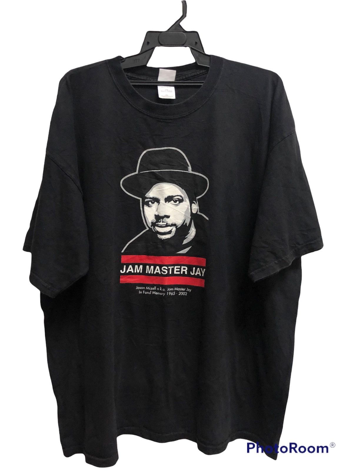 image of Band Tees x Run Dmc Vintage Jam Master Jay in Black, Men's (Size 2XL)