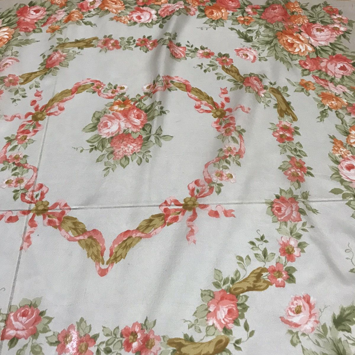 Christian Dior Monsieur Vintage christian dior silk scarf NWT heart floral design Size ONE SIZE - 5 Thumbnail