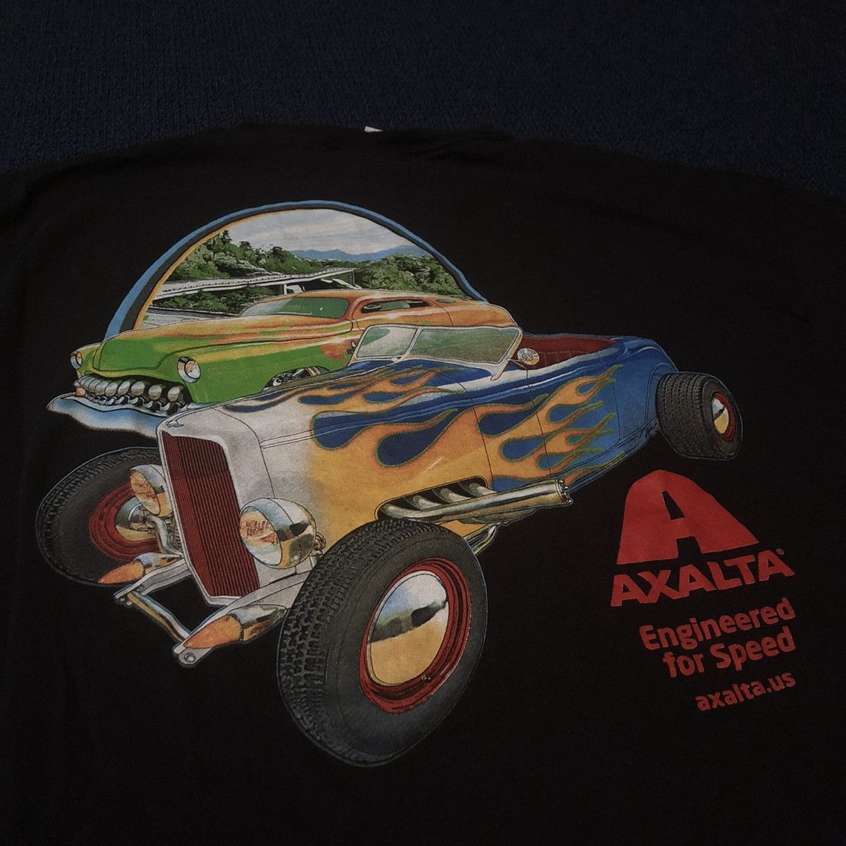 Other Vintage Y2K Classic Engineered For Speed Axalta Graphic Tee Size US XXL / EU 58 / 5 - 4 Thumbnail
