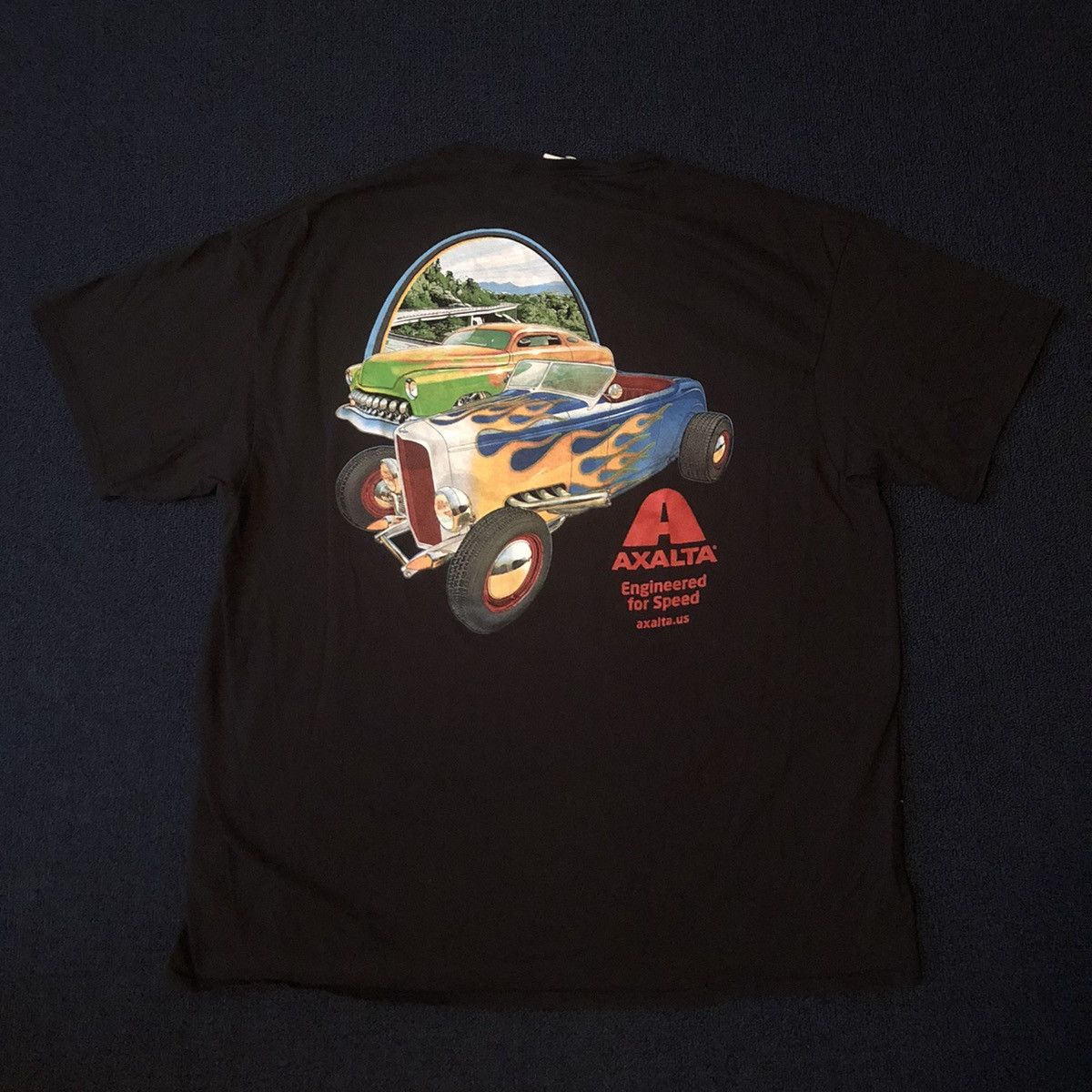 Other Vintage Y2K Classic Engineered For Speed Axalta Graphic Tee Size US XXL / EU 58 / 5 - 2 Thumbnail