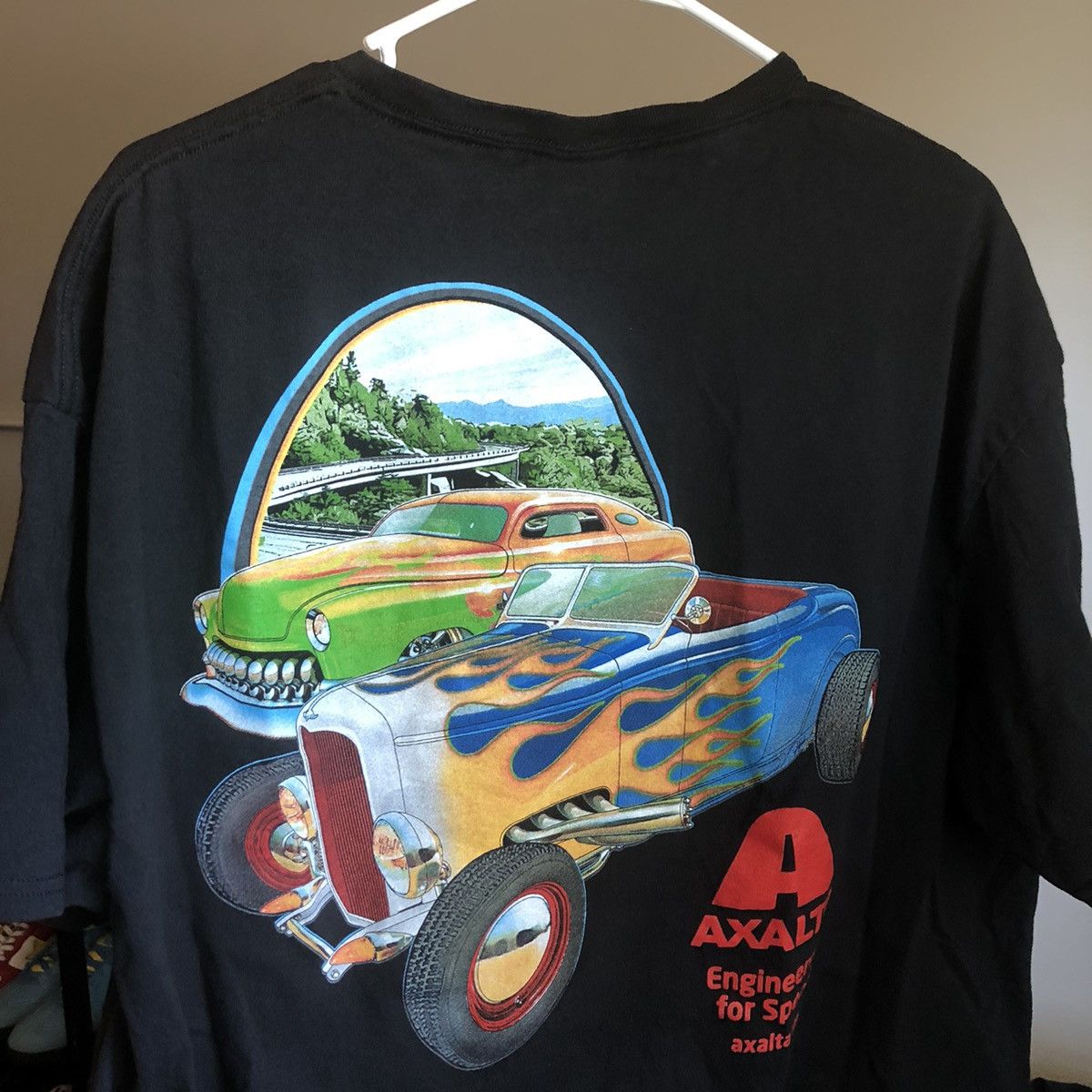 Other Vintage Y2K Classic Engineered For Speed Axalta Graphic Tee Size US XXL / EU 58 / 5 - 1 Thumbnail