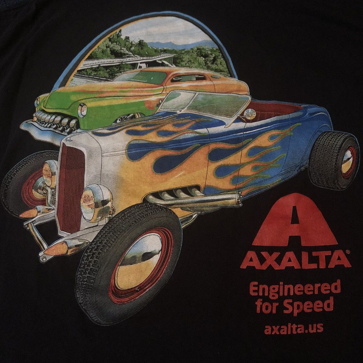 Other Vintage Y2K Classic Engineered For Speed Axalta Graphic Tee Size US XXL / EU 58 / 5 - 5 Thumbnail