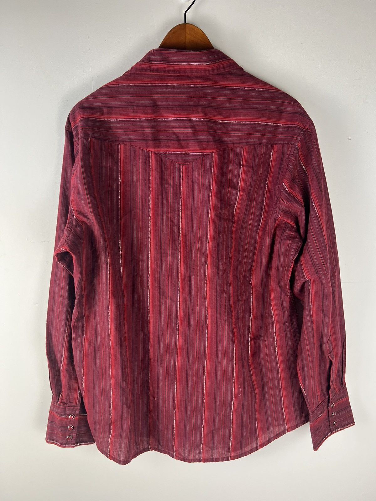 Vintage Vintage wrangler western button up shirt Size US L / EU 52-54 / 3 - 2 Thumbnail