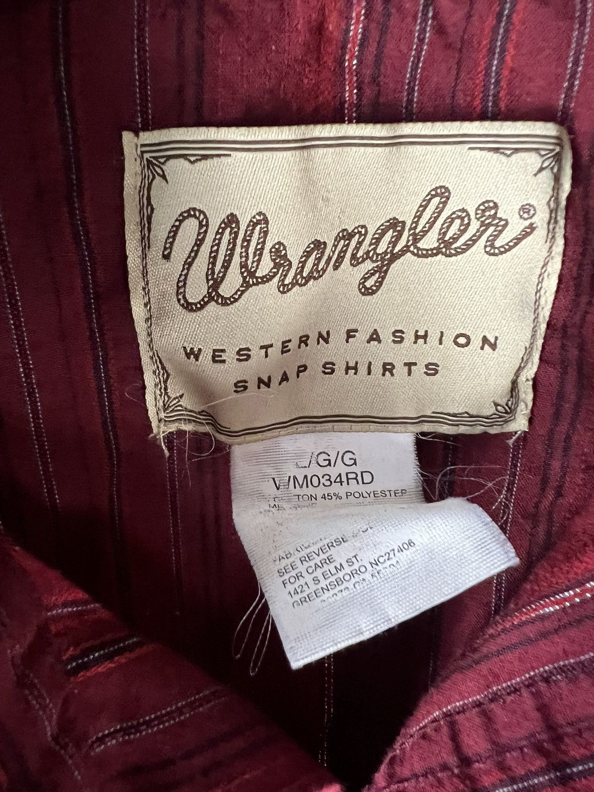 Vintage Vintage wrangler western button up shirt Size US L / EU 52-54 / 3 - 3 Thumbnail