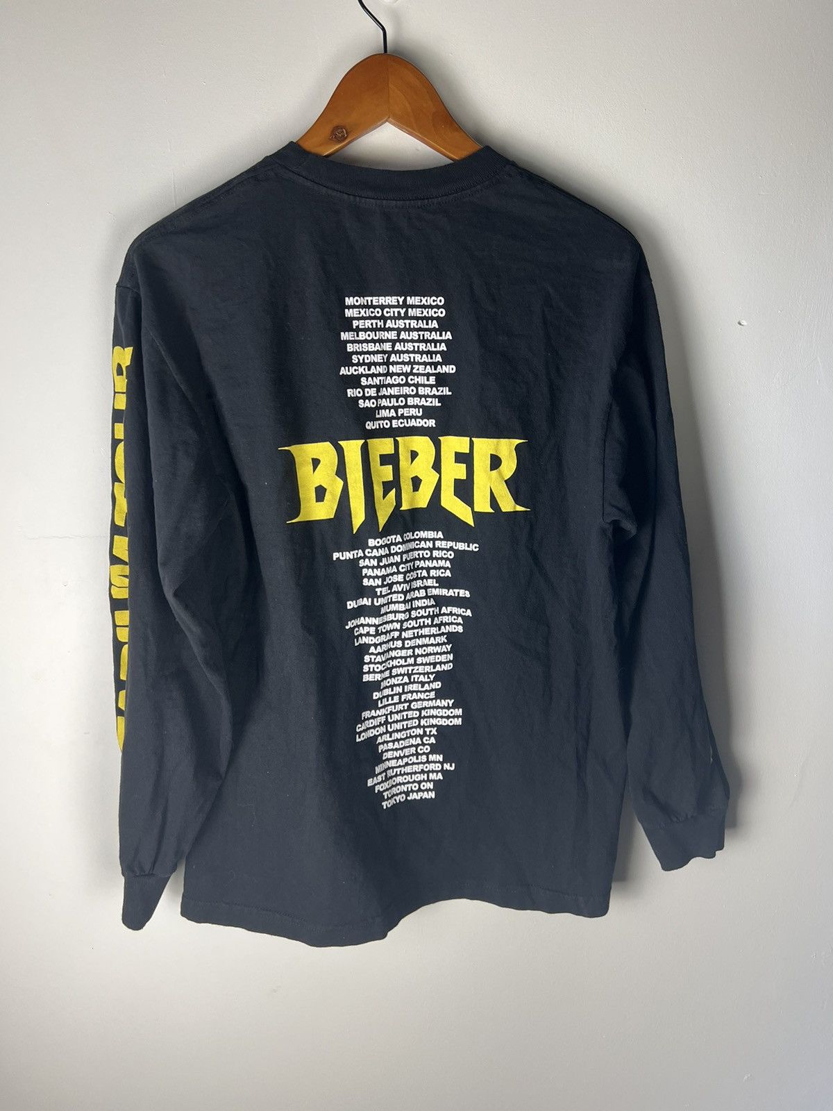 Band Tees Justin Bieber Stadium Tour Longsleeve Size US M / EU 48-50 / 2 - 2 Thumbnail