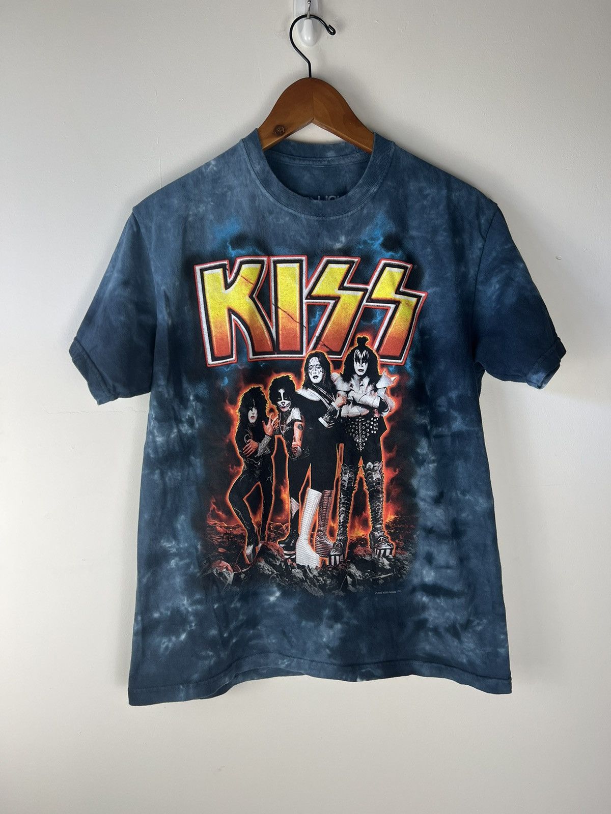 Band Tees 2013 Liquid Blue Kiss Tiedye band tee Size US M / EU 48-50 / 2 - 1 Thumbnail
