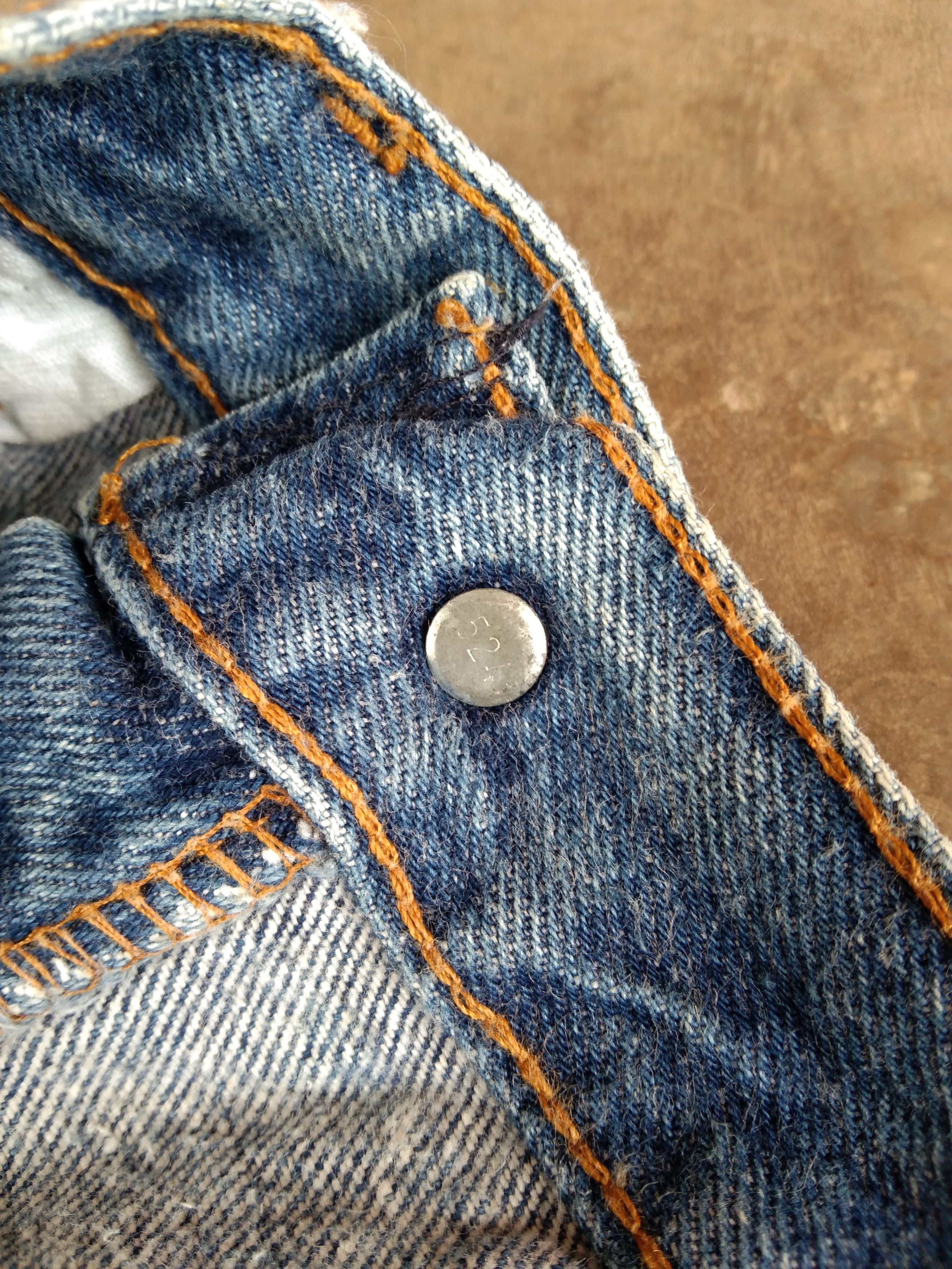 Levi's × Vintage 80s Vintage Levis 501 Jeans Made In USA 32x33 Size US 32 / EU 48 - 7 Thumbnail