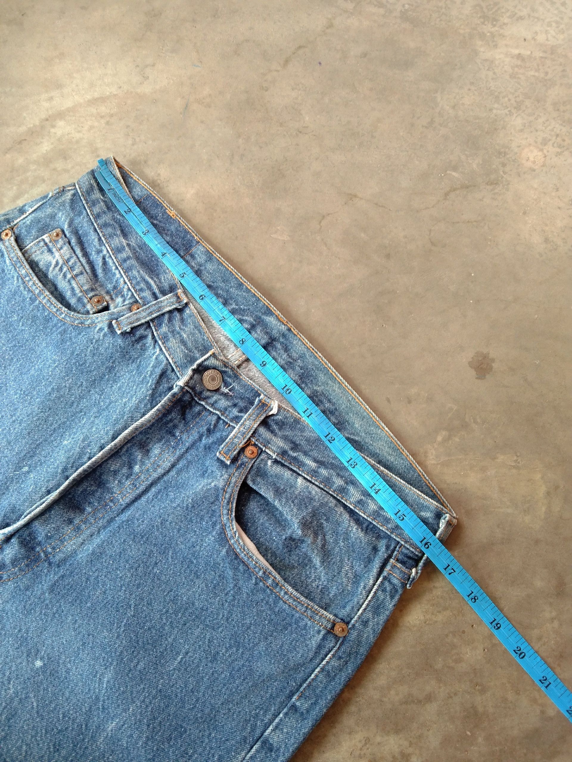 Levi's × Vintage 80s Vintage Levis 501 Jeans Made In USA 32x33 Size US 32 / EU 48 - 5 Thumbnail