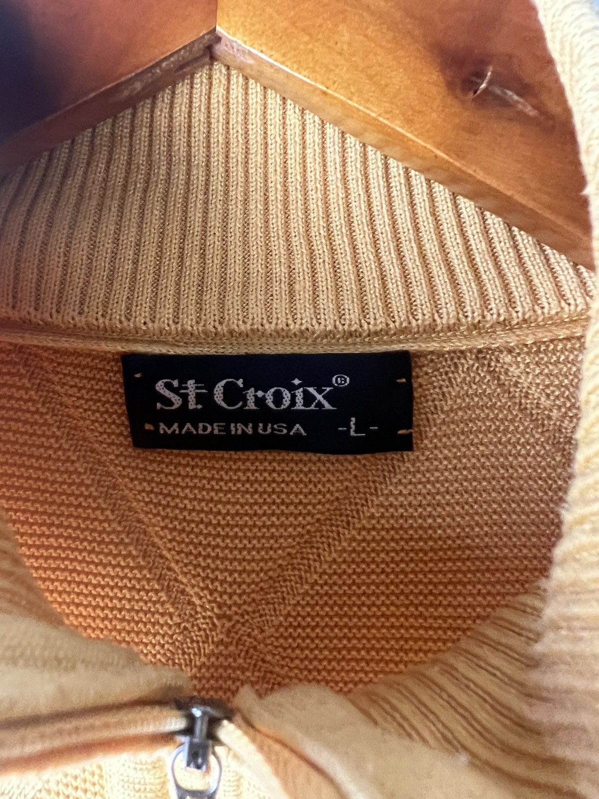 St. Croix Vintage St Croix Quarterzip Knitwear Size US L / EU 52-54 / 3 - 5 Thumbnail