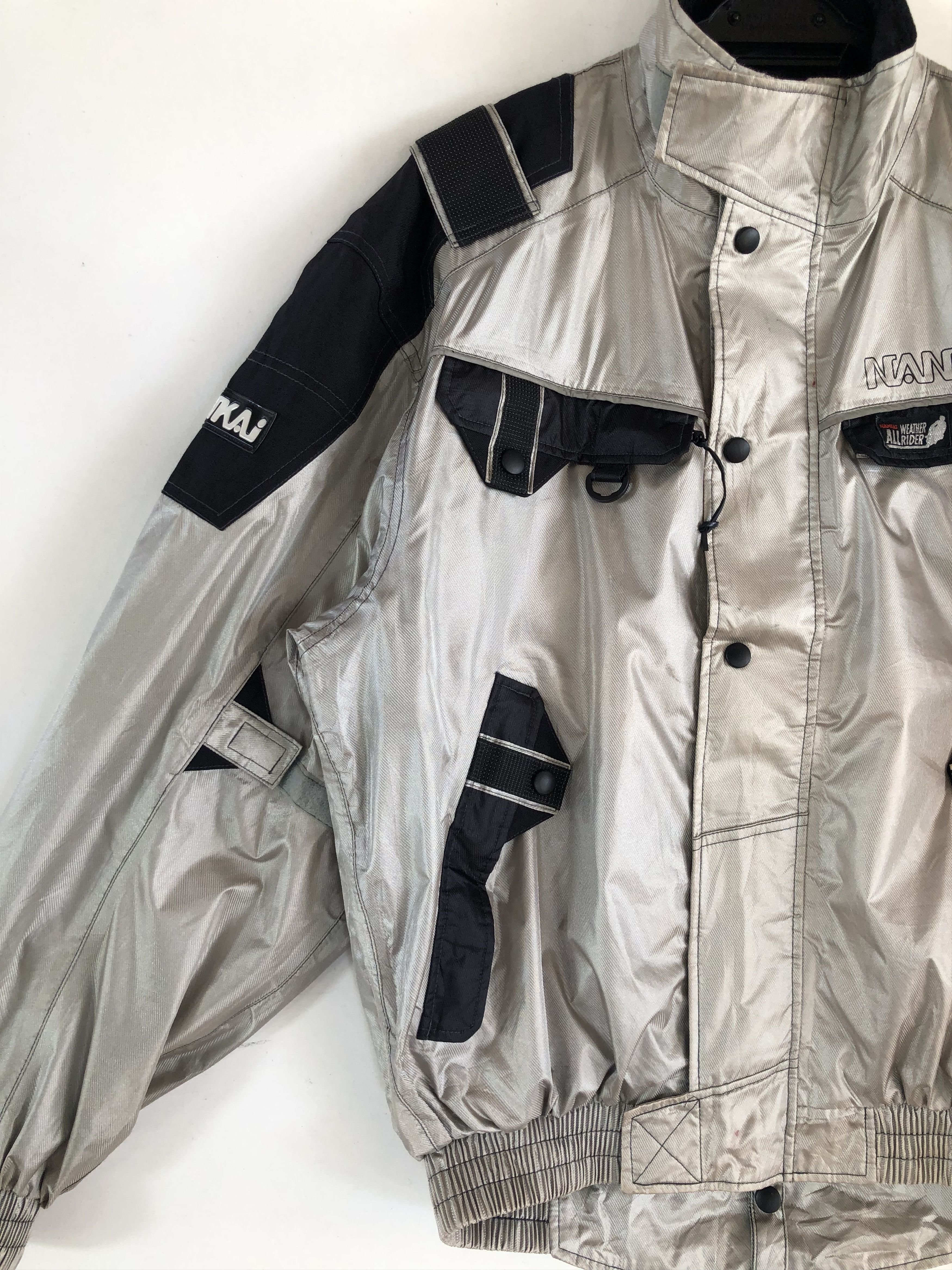 Japanese Brand × Vintage VINTAGE NANKAI WATERPROOF LIGHTWEIGHT MOTOR RACING JACKET Size US L / EU 52-54 / 3 - 4 Thumbnail
