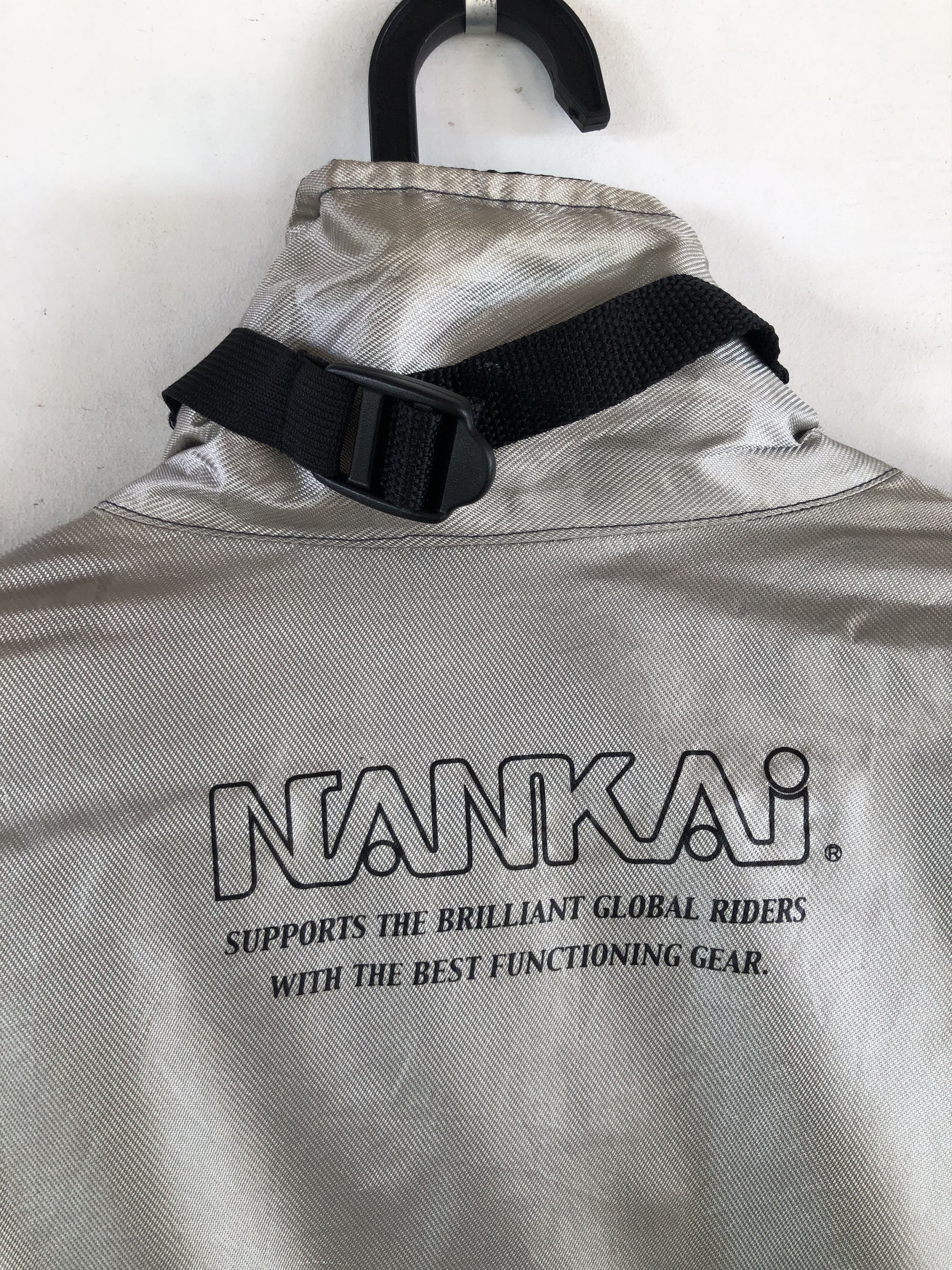 Japanese Brand × Vintage VINTAGE NANKAI WATERPROOF LIGHTWEIGHT MOTOR RACING JACKET Size US L / EU 52-54 / 3 - 19 Thumbnail