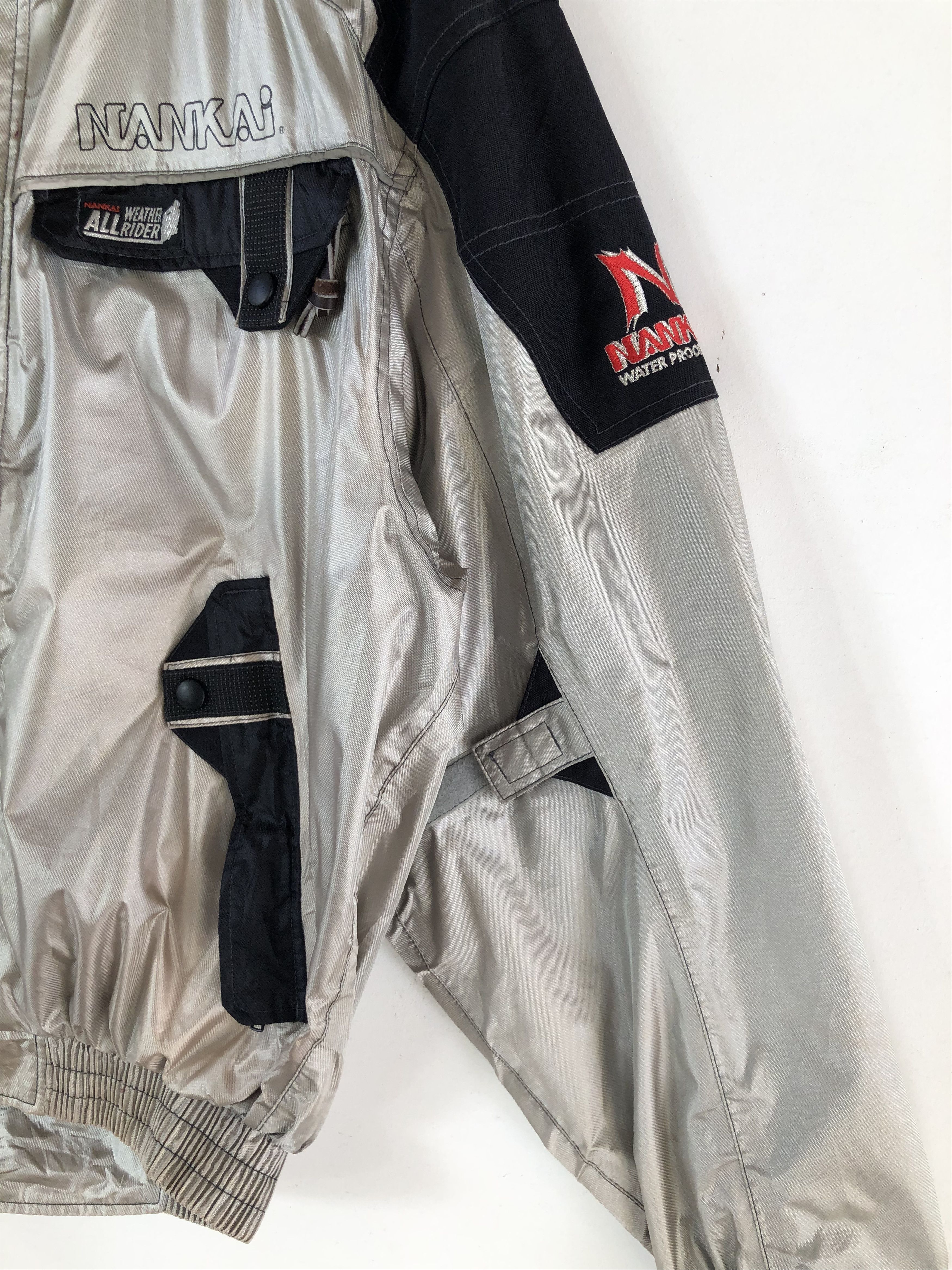 Japanese Brand × Vintage VINTAGE NANKAI WATERPROOF LIGHTWEIGHT MOTOR RACING JACKET Size US L / EU 52-54 / 3 - 7 Thumbnail
